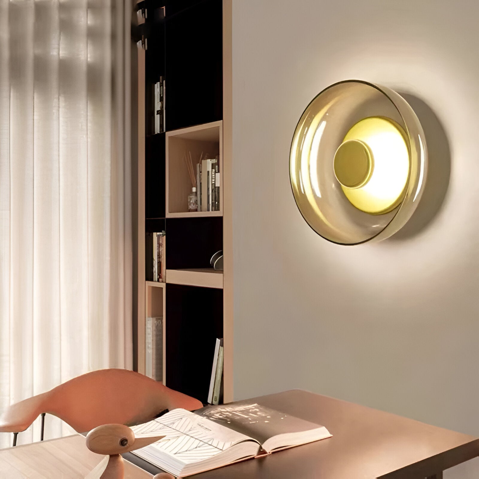 NordBowl Wandleuchte - Rund Nordic Lighting - Glasschale Wandlampe