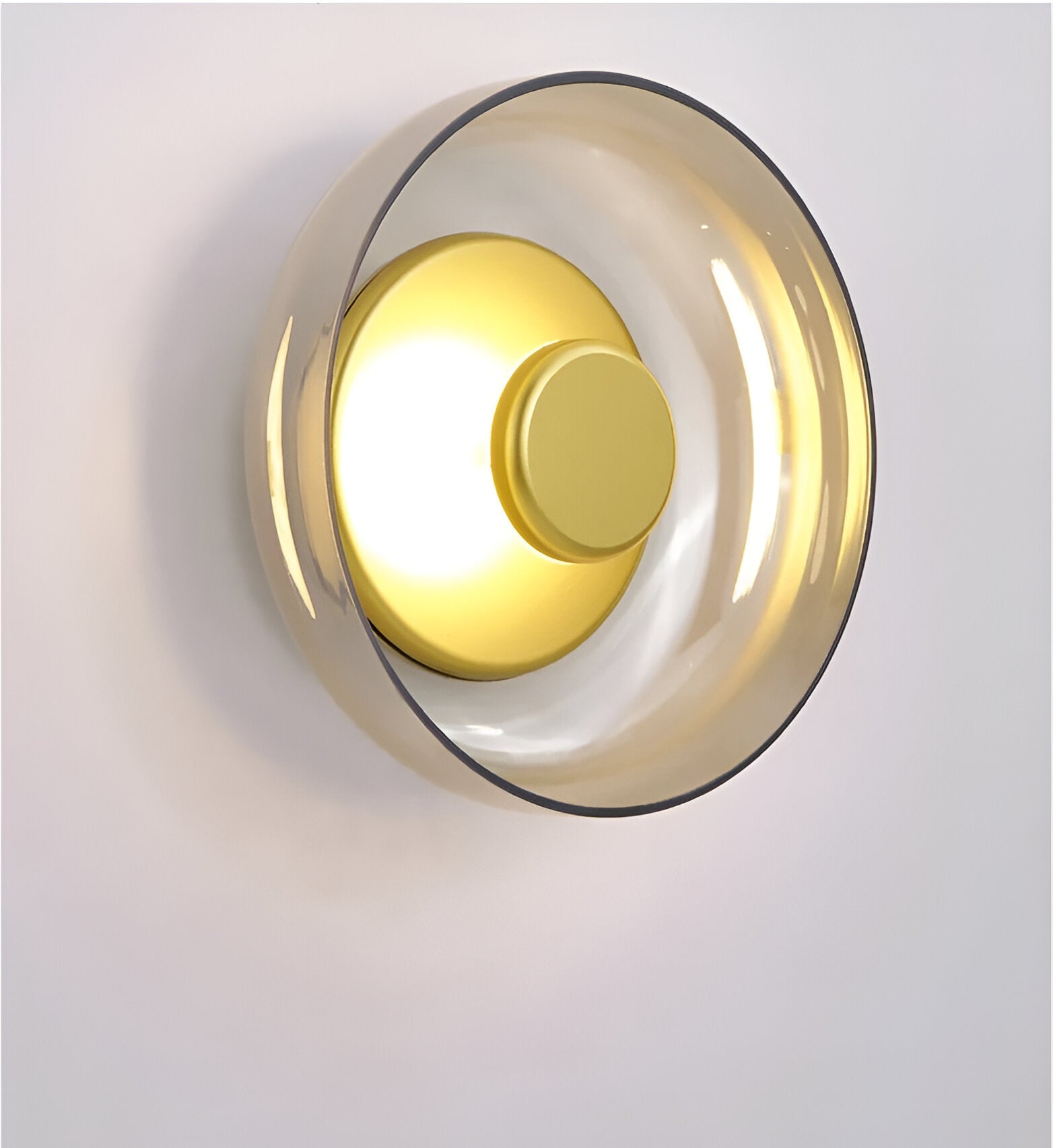 NordBowl Wandleuchte - Rund Nordic Lighting - Glasschale Wandlampe