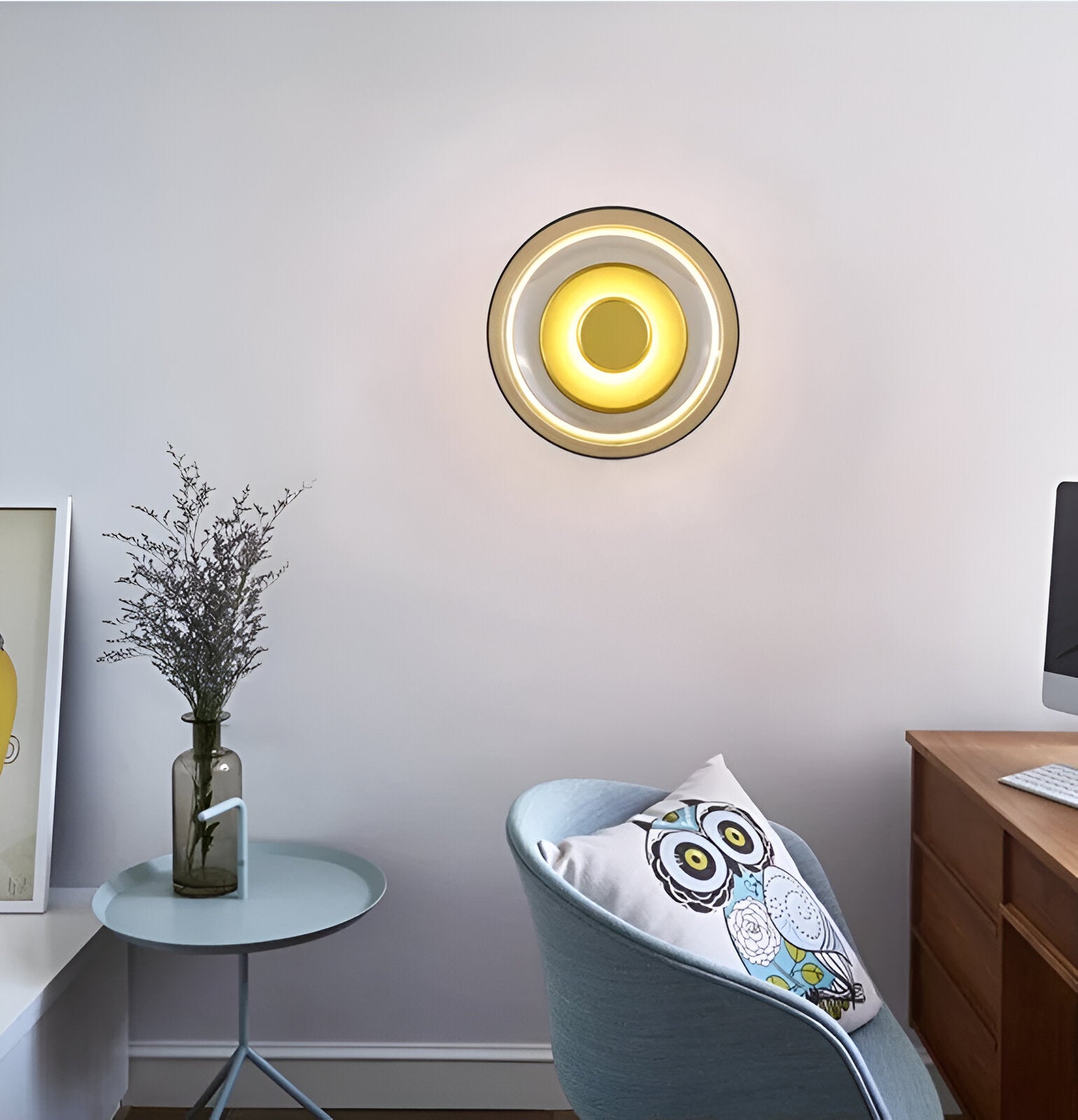 NordBowl Wandleuchte - Rund Nordic Lighting - Glasschale Wandlampe