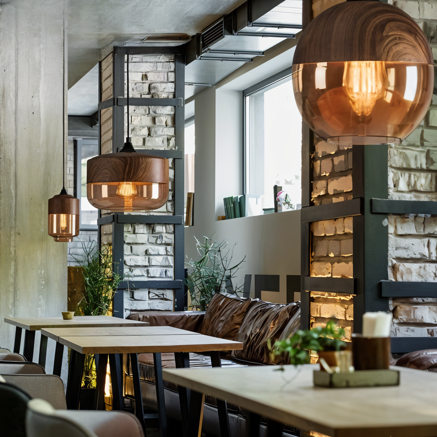 Nordic Gleam - Moderne Loft-Retro-Glas-Pendelleuchten