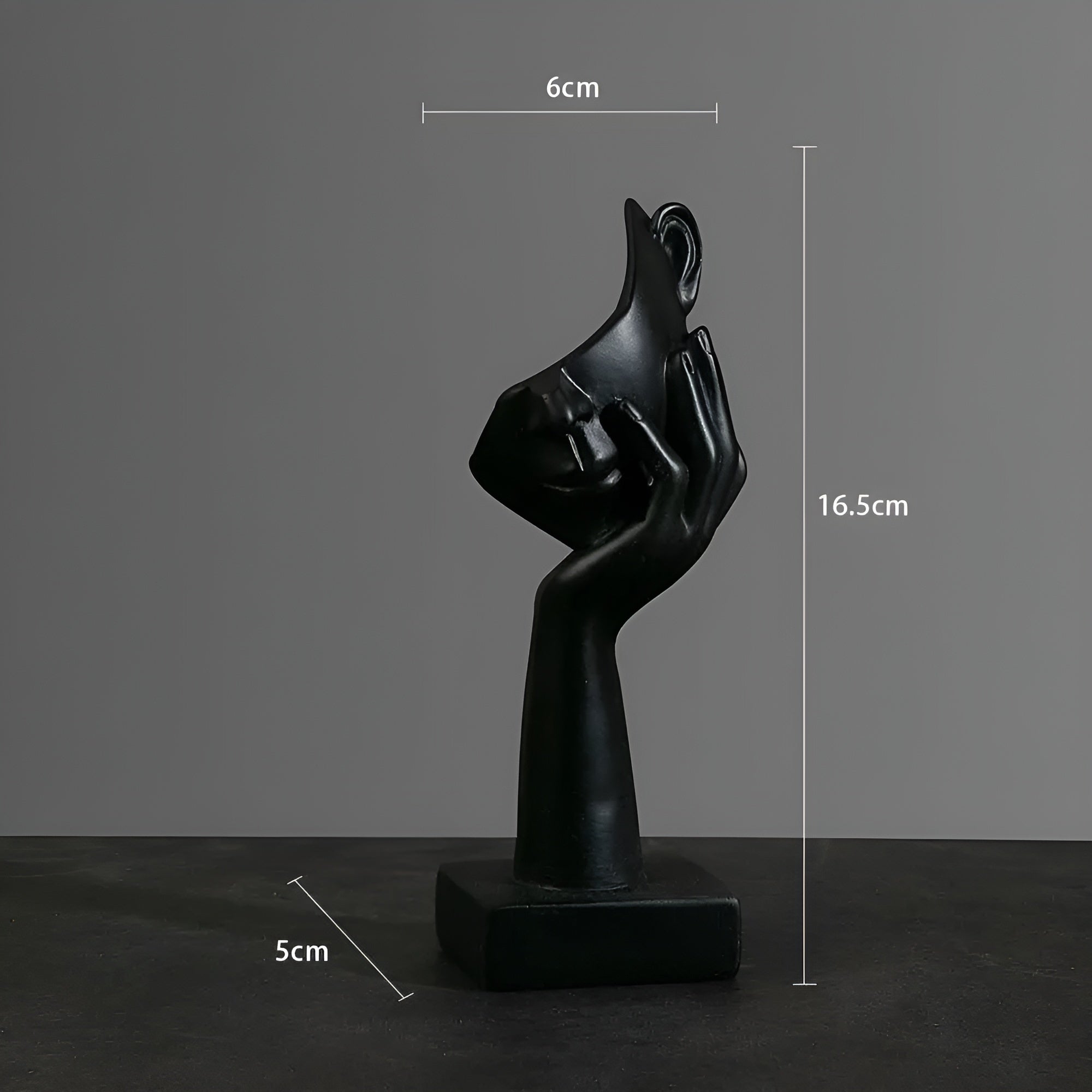 Nordic Mind - Harz Luxuriöse Abstrakte Denker Skulptur