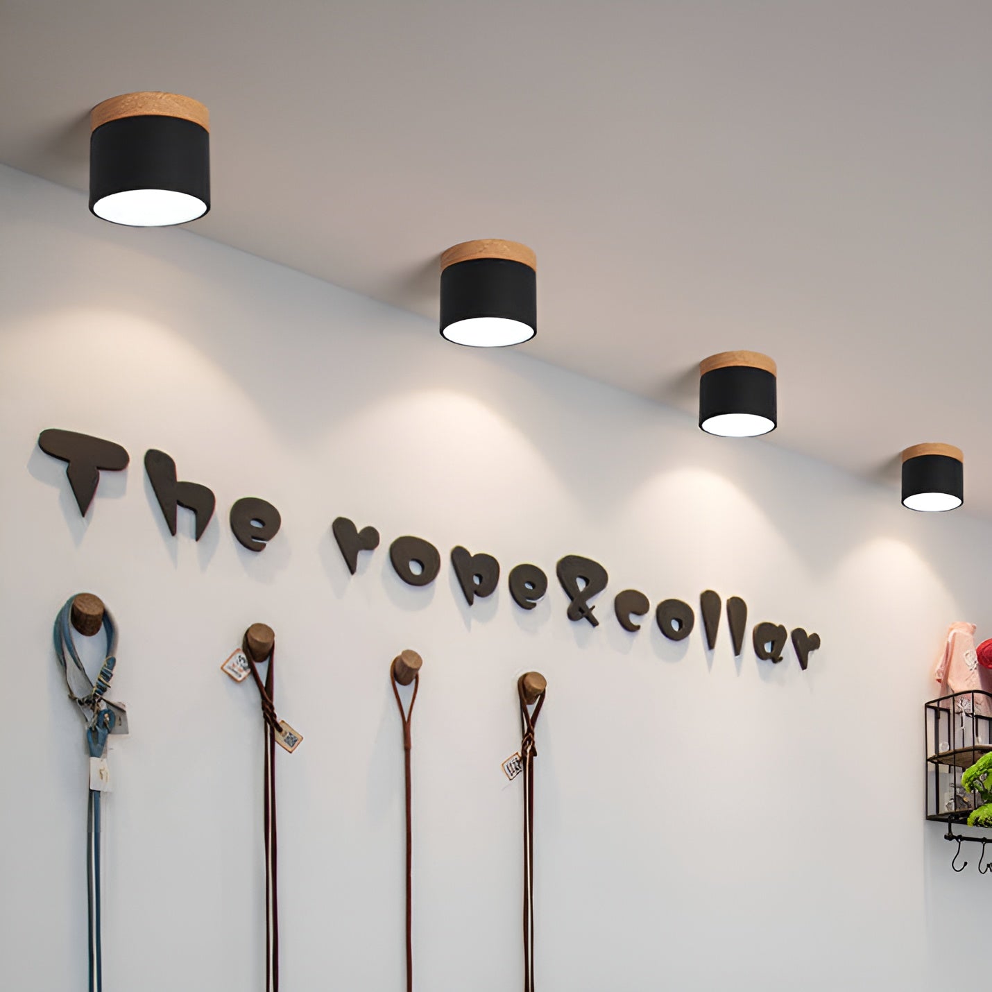 PastelGlow Zylinderlampe - Vintage Flush Mount Deckenleuchte