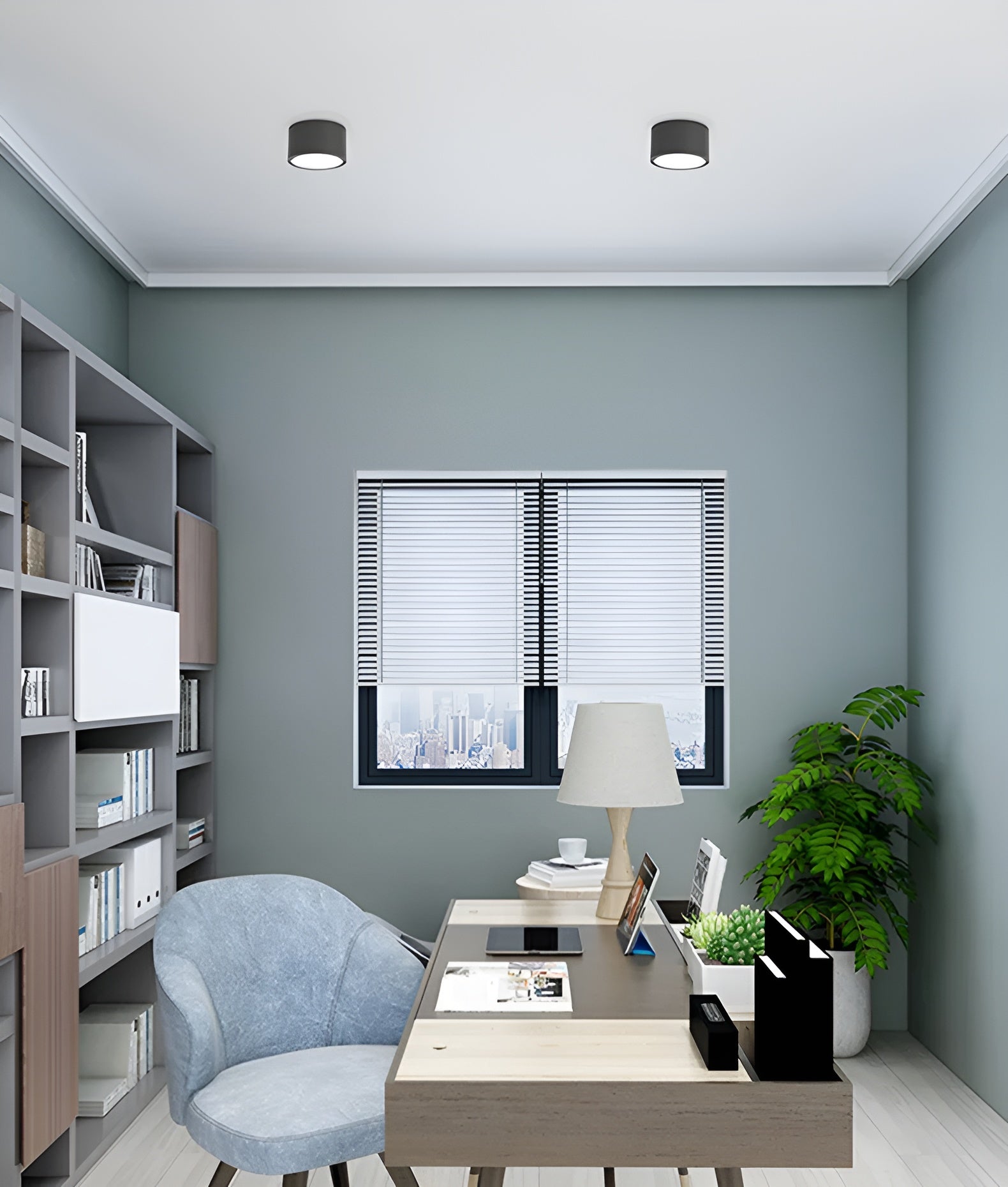 PastelGlow Zylinderlampe - Vintage Flush Mount Deckenleuchte