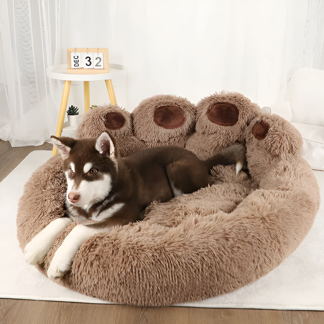 PawNest - Luxe Plüsch Haustier Bett für Katzen & Hunde - Ein Snooze Haven für Ihren pelzigen Freund!