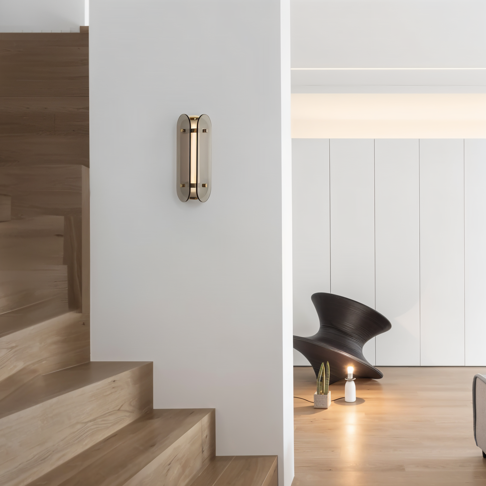 PrismGlos Wandleuchte - Glas Wandleuchte - Ellipse Wandleuchte Design - Moderne Wandleuchten LED