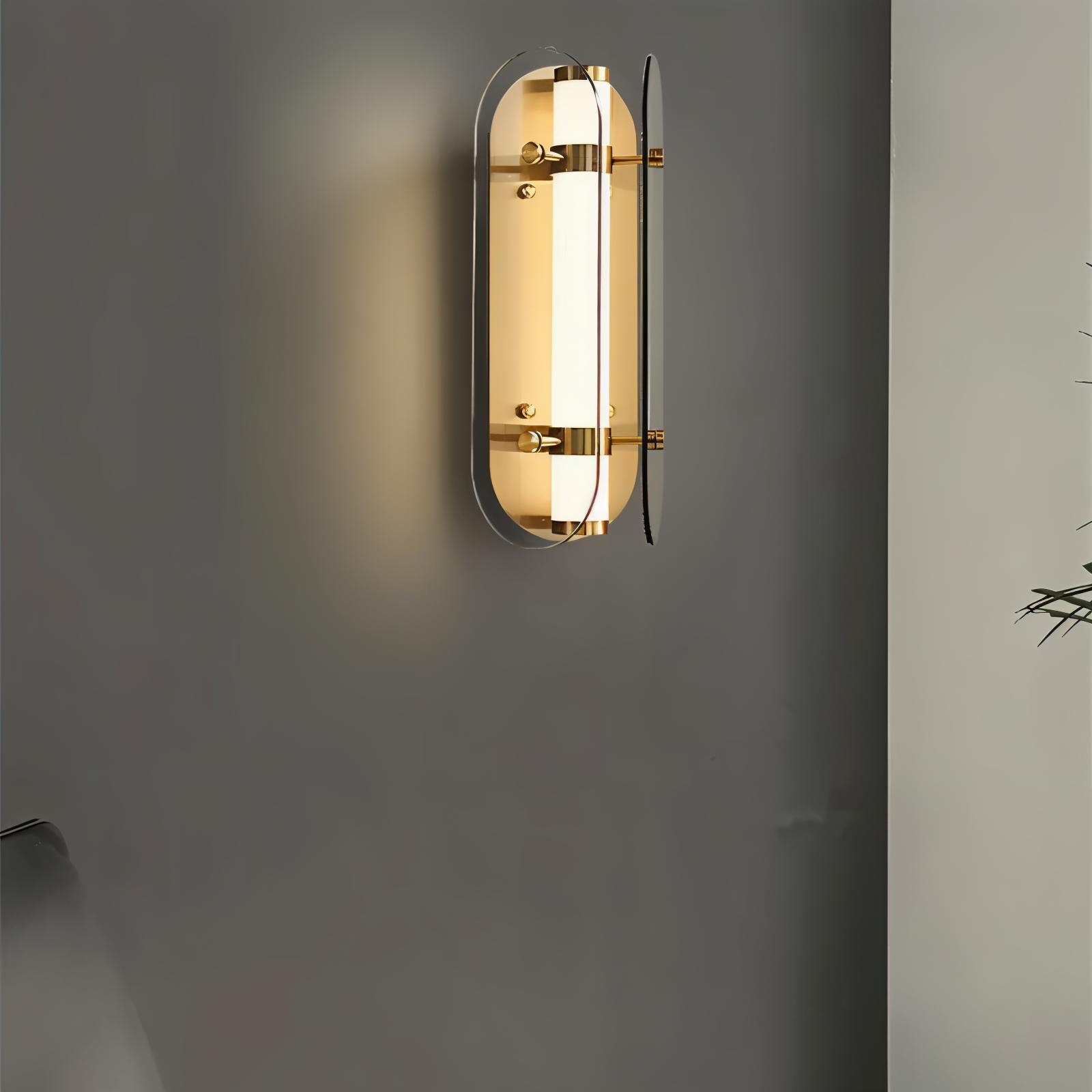 PrismGlos Wandleuchte - Glas Wandleuchte - Ellipse Wandleuchte Design - Moderne Wandleuchten LED