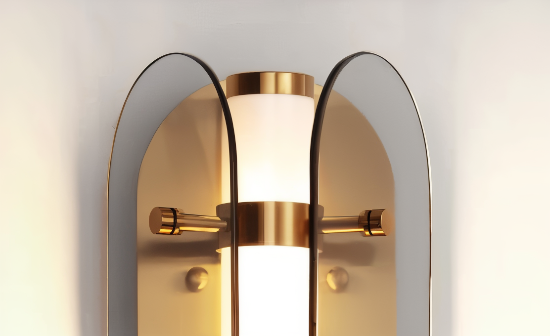 PrismGlos Wandleuchte - Glas Wandleuchte - Ellipse Wandleuchte Design - Moderne Wandleuchten LED