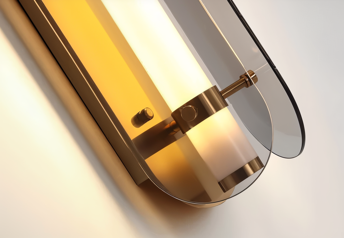 PrismGlos Wandleuchte - Glas Wandleuchte - Ellipse Wandleuchte Design - Moderne Wandleuchten LED