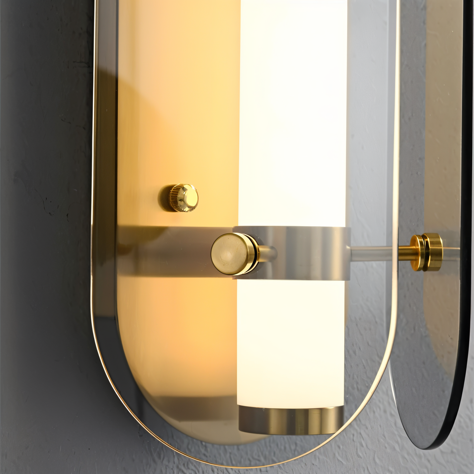 PrismGlos Wandleuchte - Glas Wandleuchte - Ellipse Wandleuchte Design - Moderne Wandleuchten LED