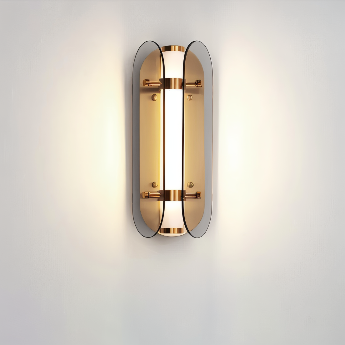 PrismGlos Wandleuchte - Glas Wandleuchte - Ellipse Wandleuchte Design - Moderne Wandleuchten LED