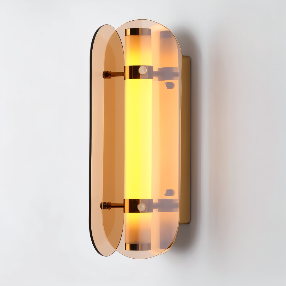 PrismGlos Wandleuchte - Glas Wandleuchte - Ellipse Wandleuchte Design - Moderne Wandleuchten LED
