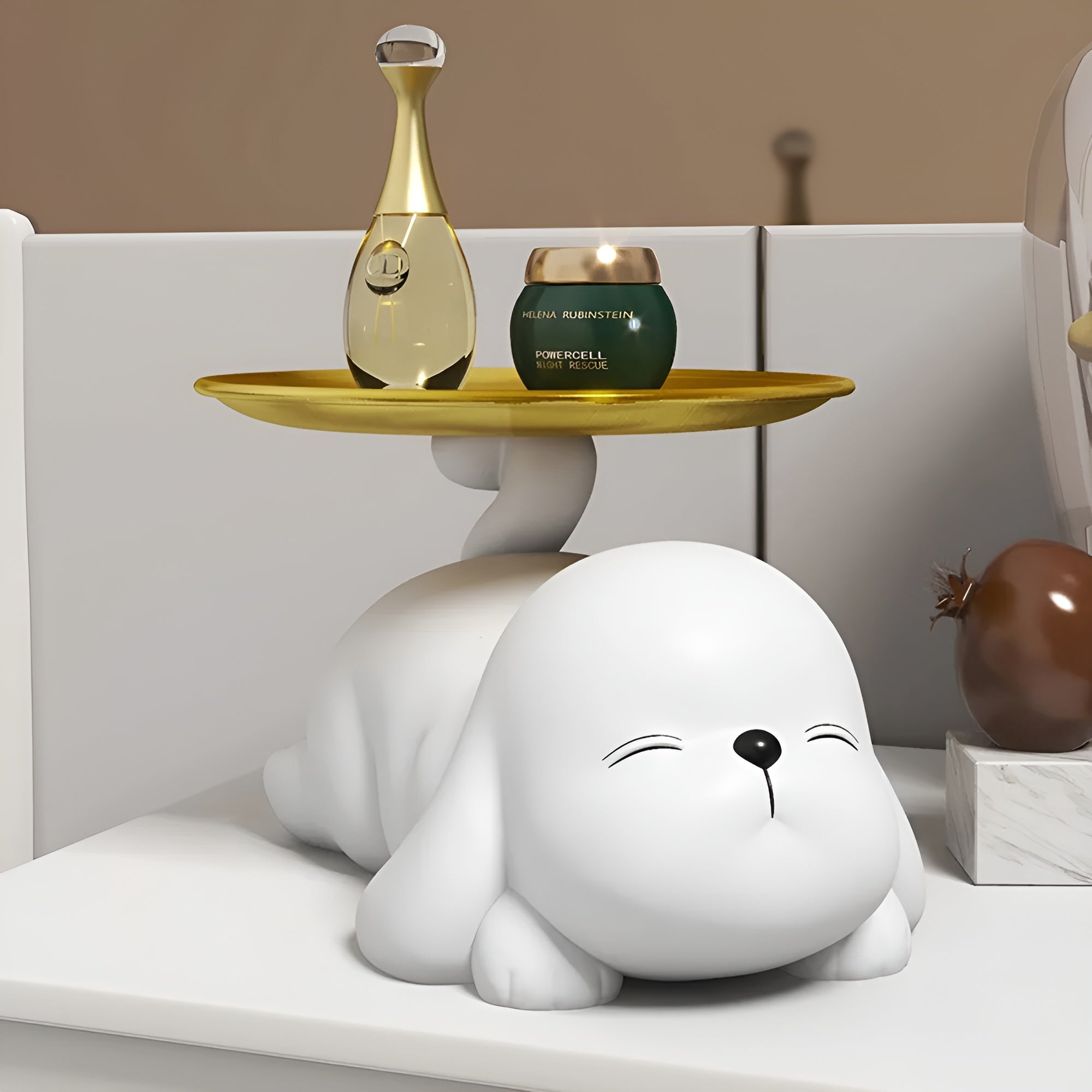 Puppy Perch - Whimsical Dog Key Holder Tray - Funktionelle Home Decor Akzent Stück