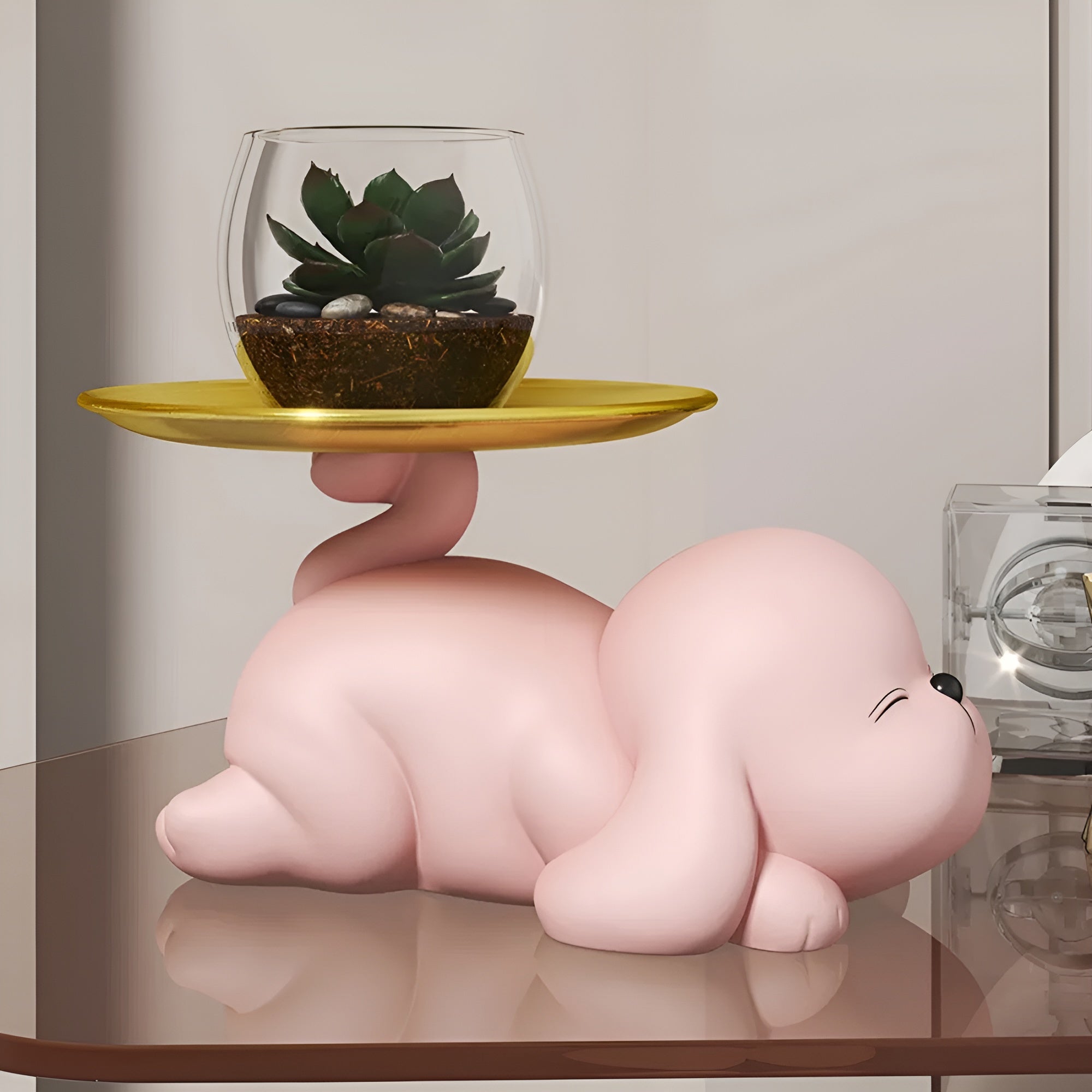 Puppy Perch - Whimsical Dog Key Holder Tray - Funktionelle Home Decor Akzent Stück