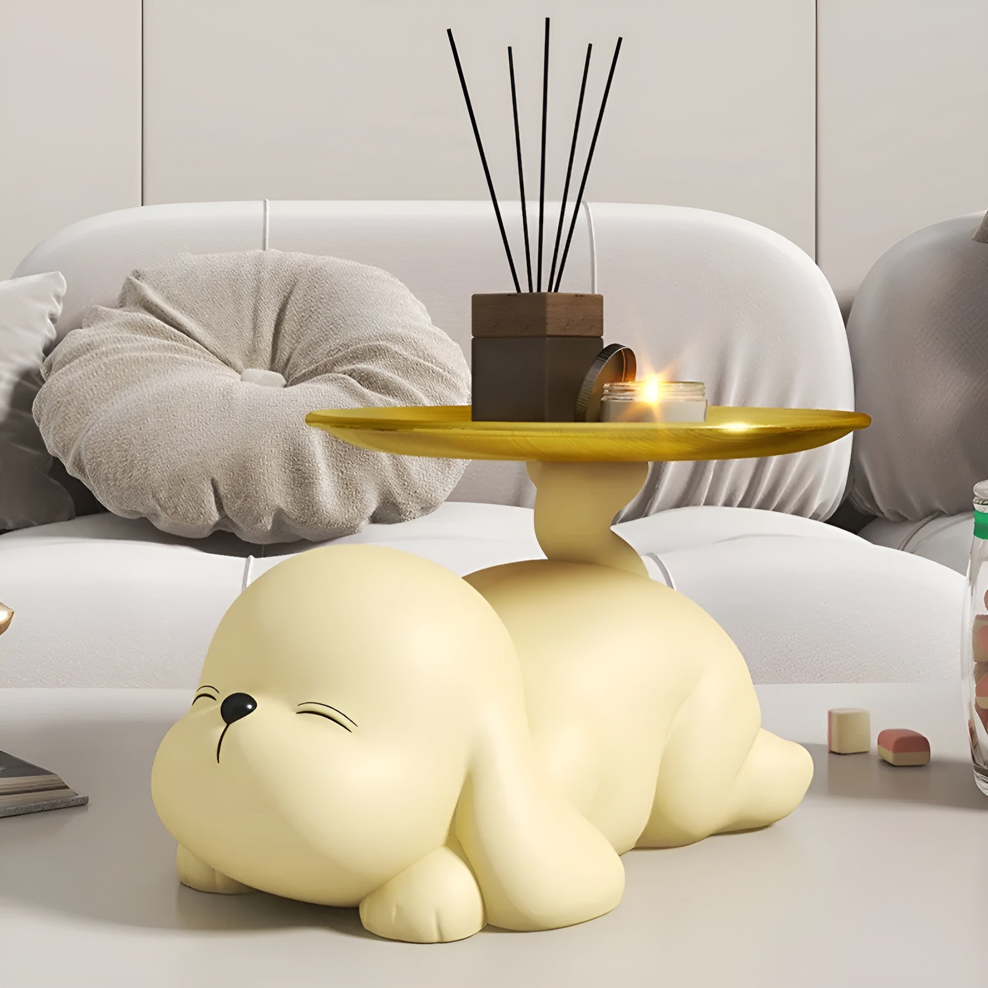 Puppy Perch - Whimsical Dog Key Holder Tray - Funktionelle Home Decor Akzent Stück