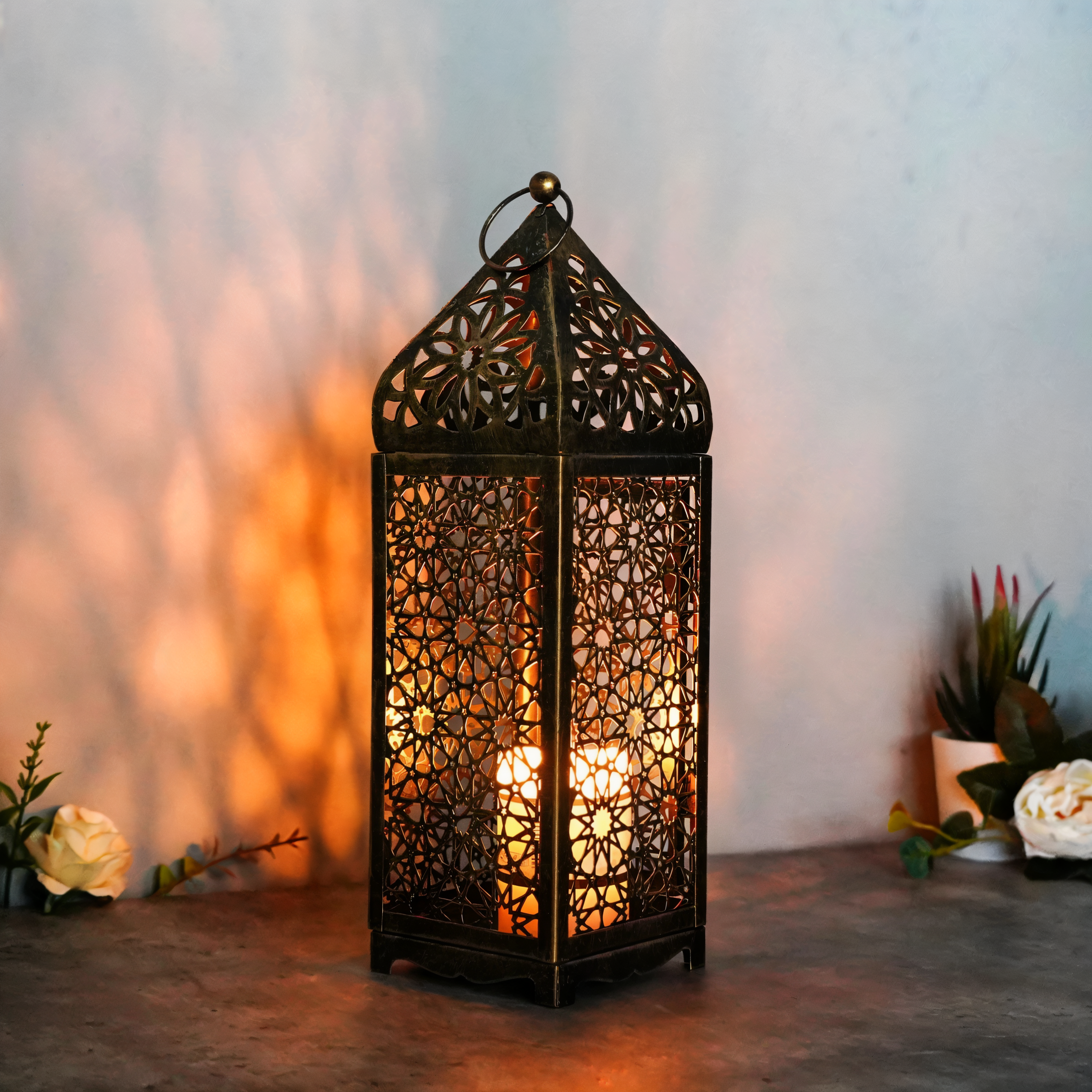 Quaint Arabesque Kerzenhalter - Dekorative Metall Kerzenlaterne