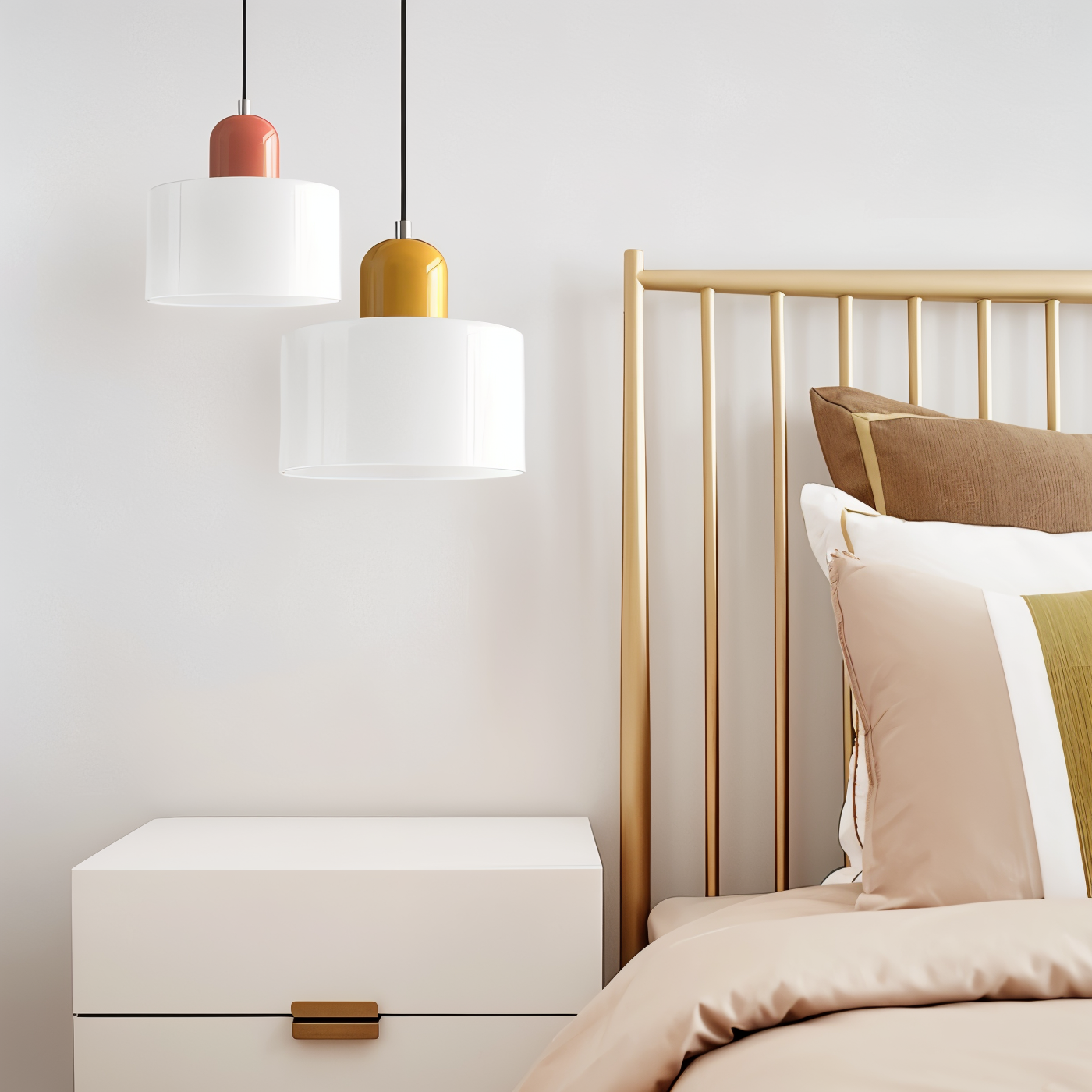 RadiantCyl Pendelleuchte -  Bunte Mini Zylindrische Glas Hängelampe