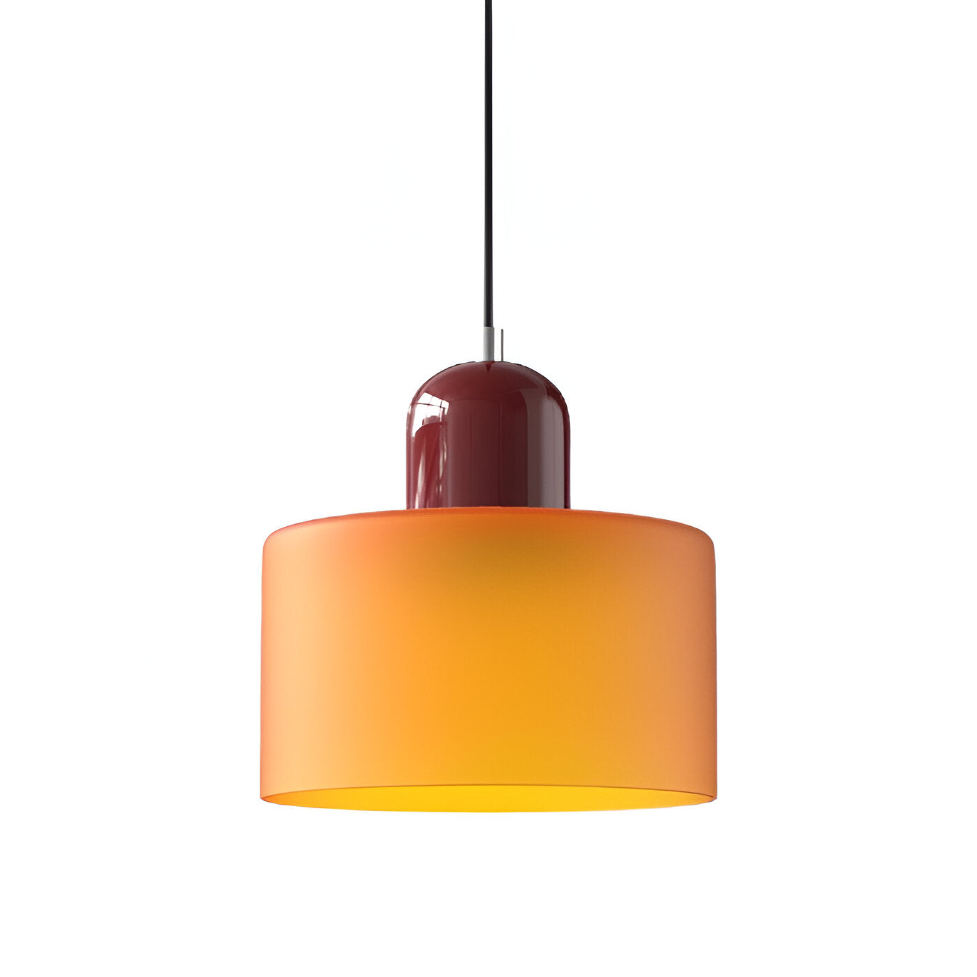 RadiantCyl Pendelleuchte -  Bunte Mini Zylindrische Glas Hängelampe