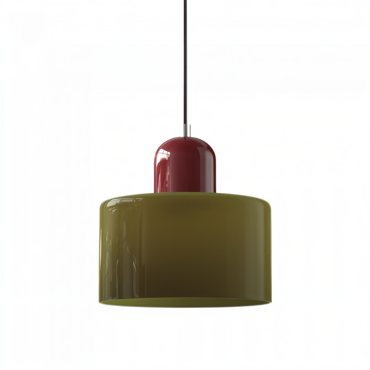 RadiantCyl Pendelleuchte -  Bunte Mini Zylindrische Glas Hängelampe