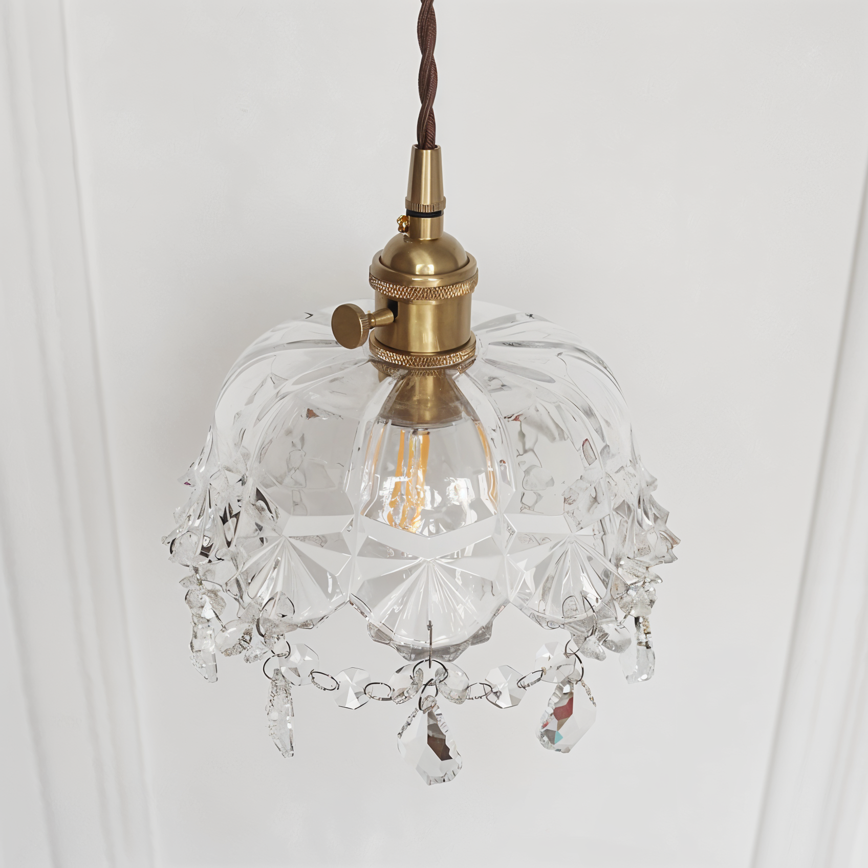 Retro Chime Kronleuchter- Luxuriöse Kristallglas Pendelleuchten