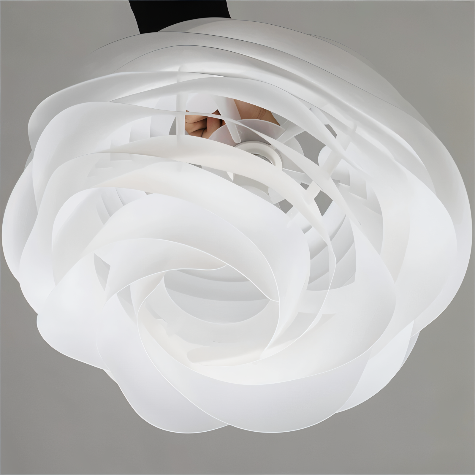 Rosy Pendelleuchte - Dekorative PVC Floral LED Hängelampe für Schlafzimmer