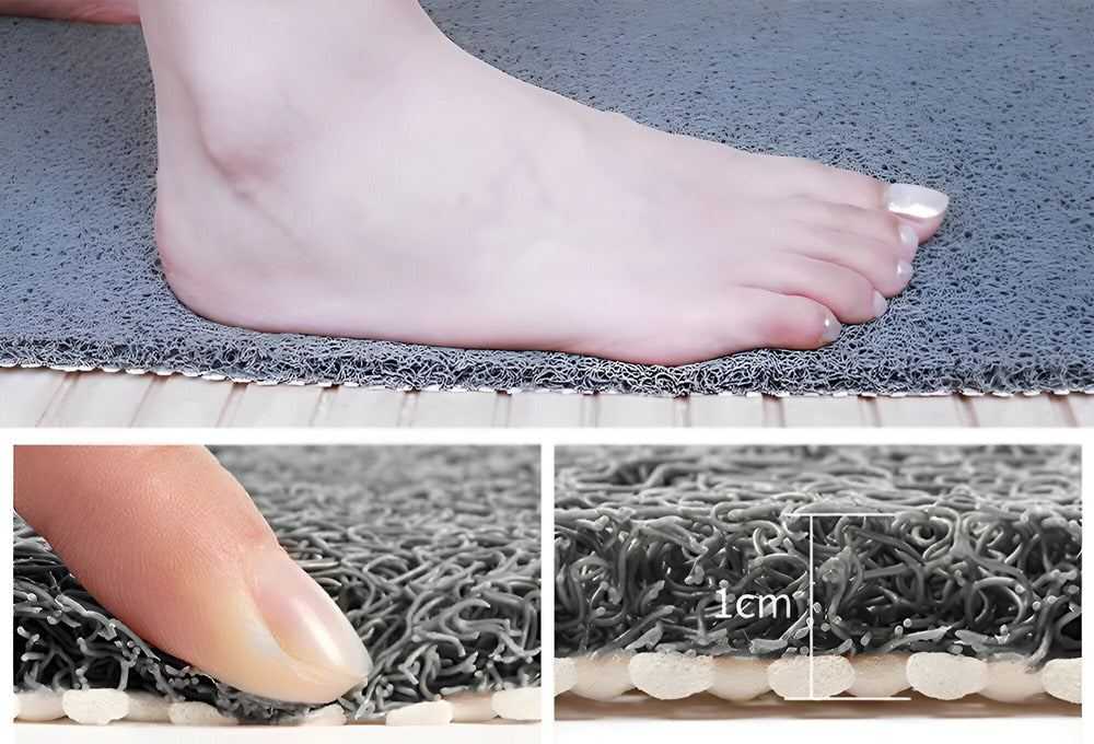 Rutschfeste Duschmatte für Sicheres Duschen - Gepolsterte und Bequeme Fußunterstützung