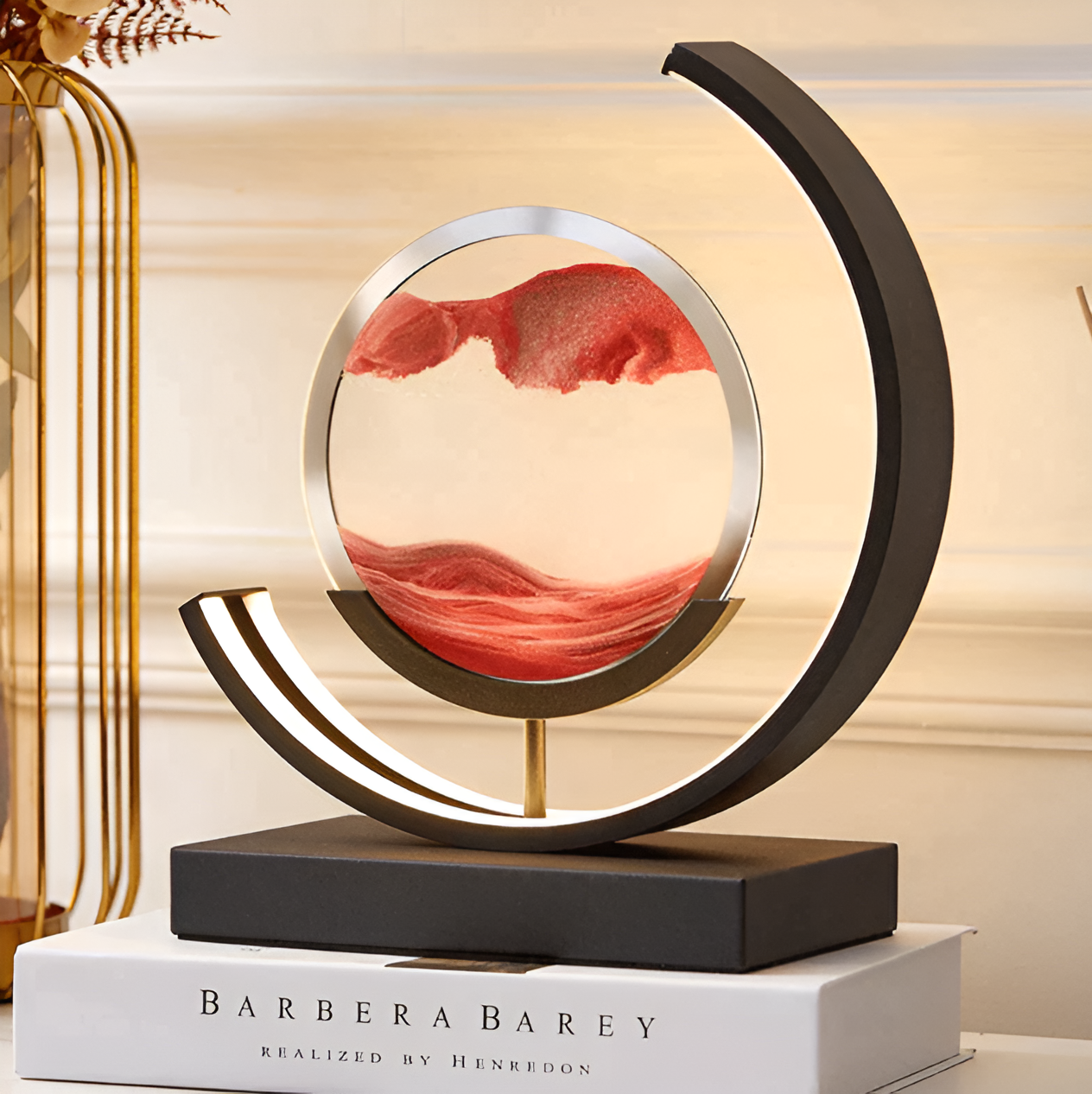 Sand Glow - Sandlampe mit App- & Fernbedienung - Dimmbar mit 3 Lichtfarben