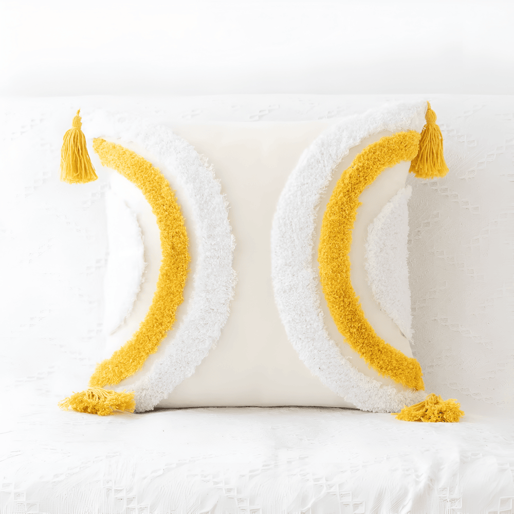 Schicke karierte Wellen - Design Kissenbezug - Trendiges Wohnaccessoire