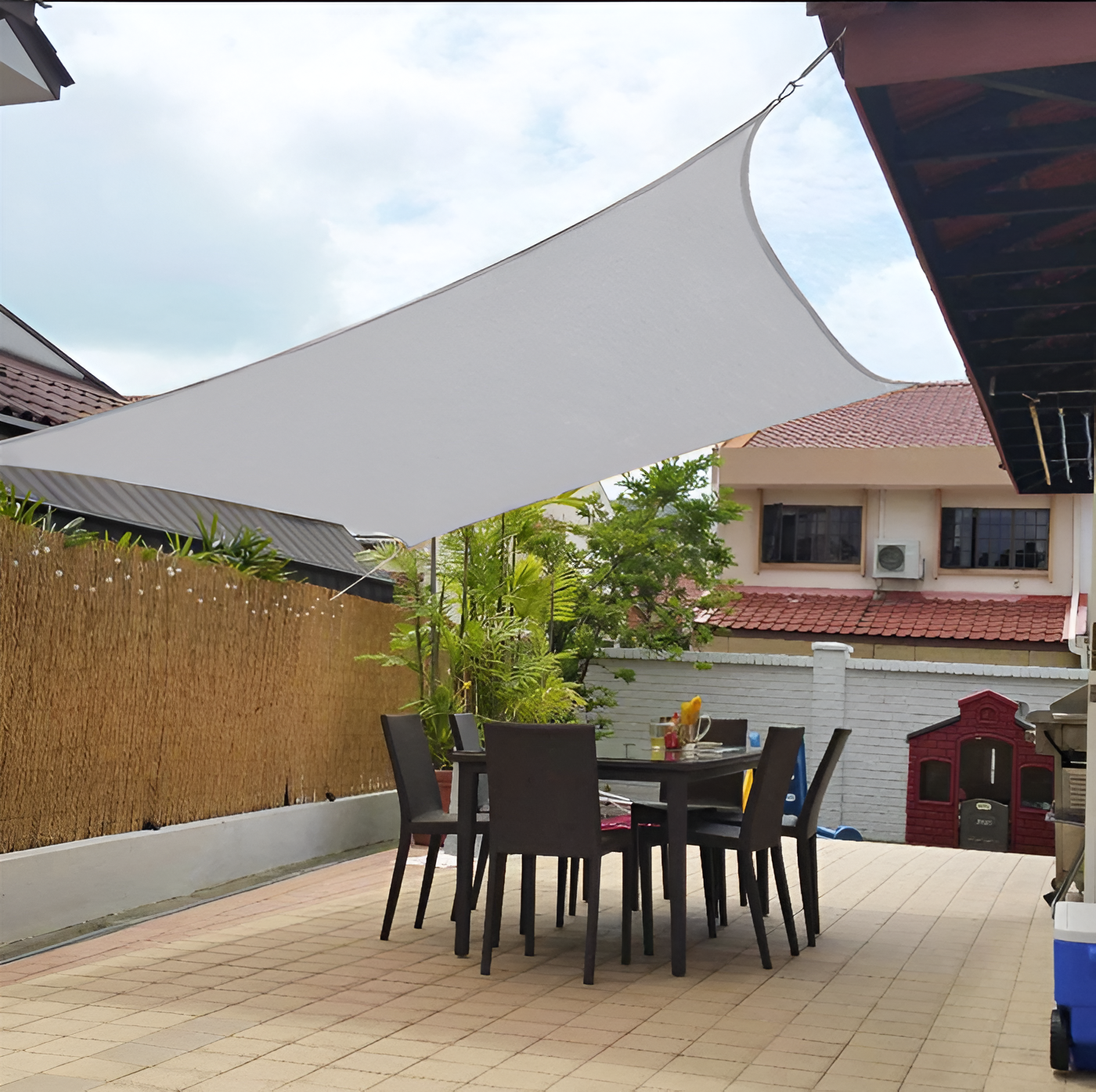 ShadeMaster Sonnensegel - UV-Blocker Sonnensegel Schatten - Quadratisch, Dreieckig Sonnensegel