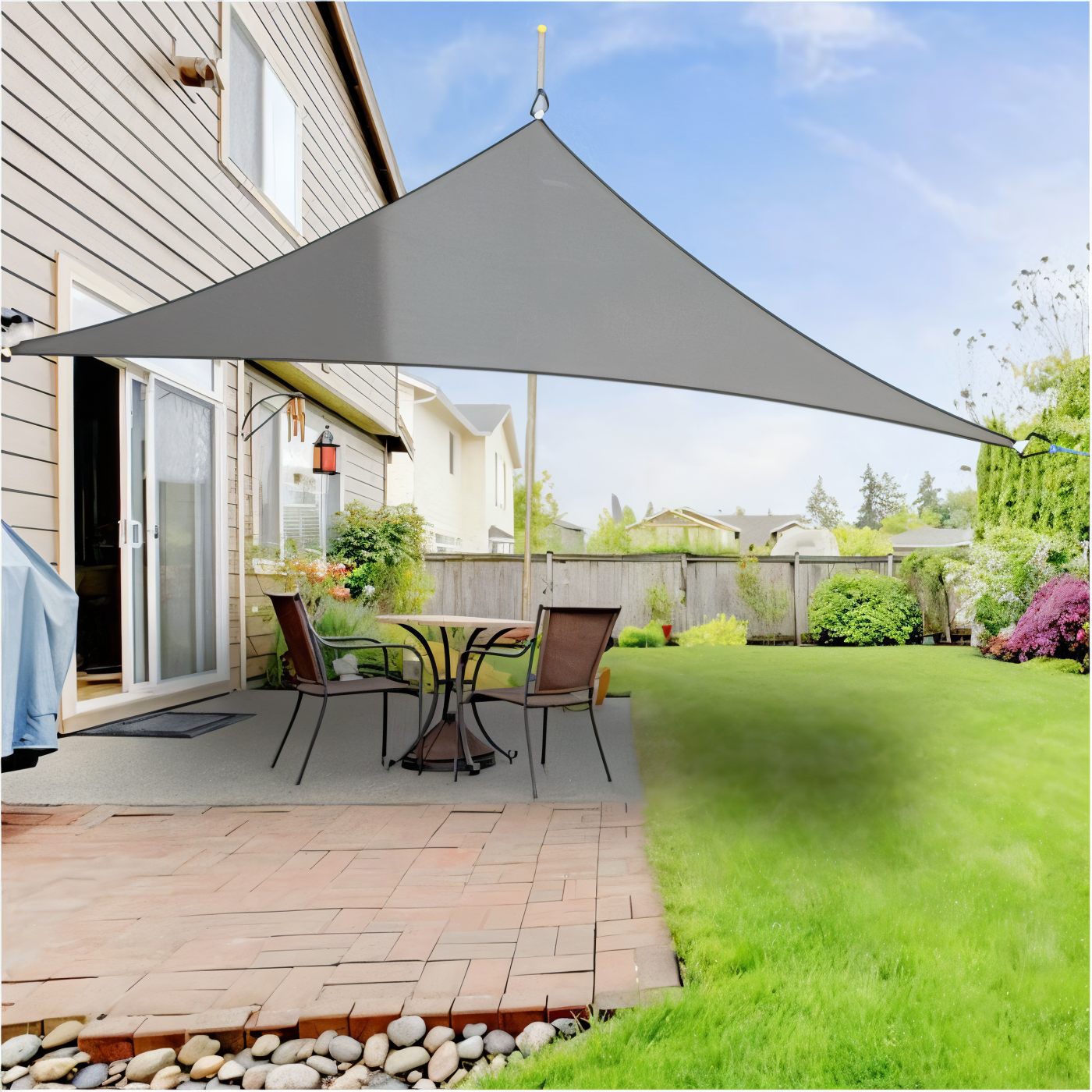 ShadeMaster Sonnensegel - UV-Blocker Sonnensegel Schatten - Quadratisch, Dreieckig Sonnensegel