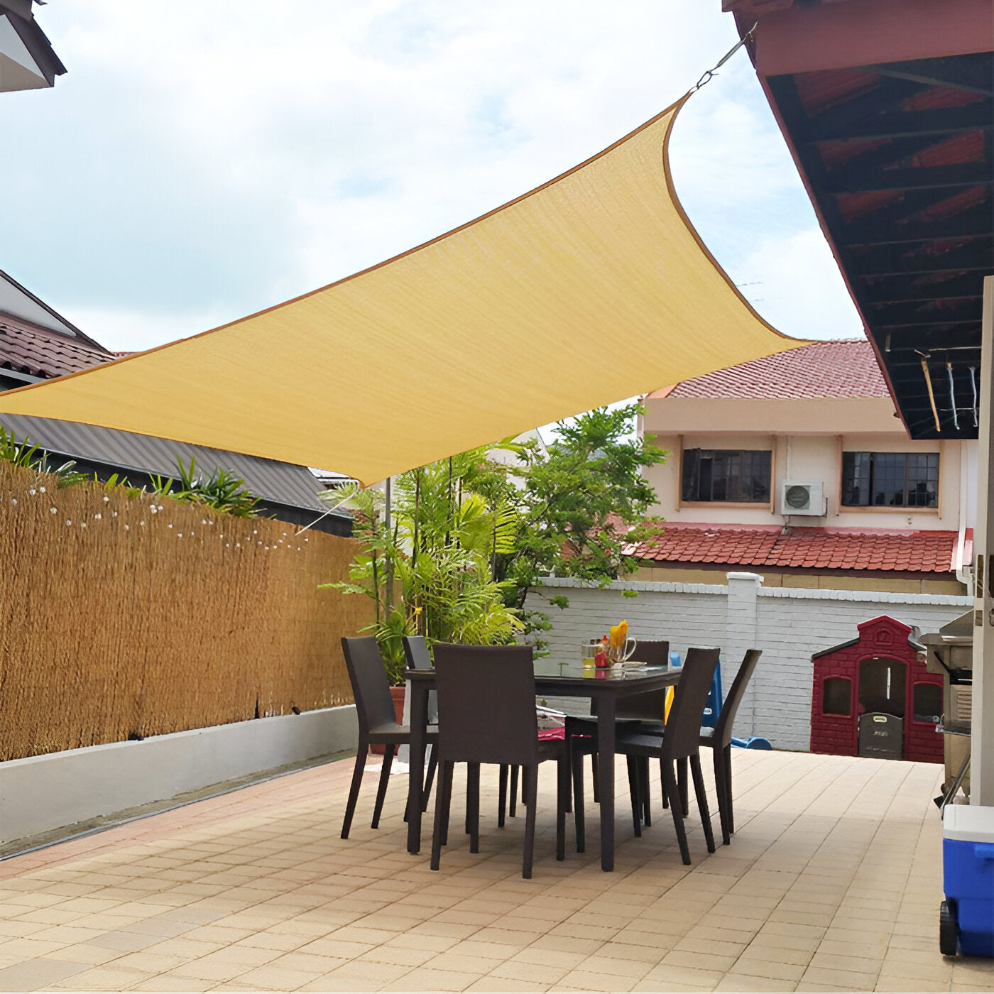 ShadeMaster Sonnensegel - UV-Blocker Sonnensegel Schatten - Quadratisch, Dreieckig Sonnensegel