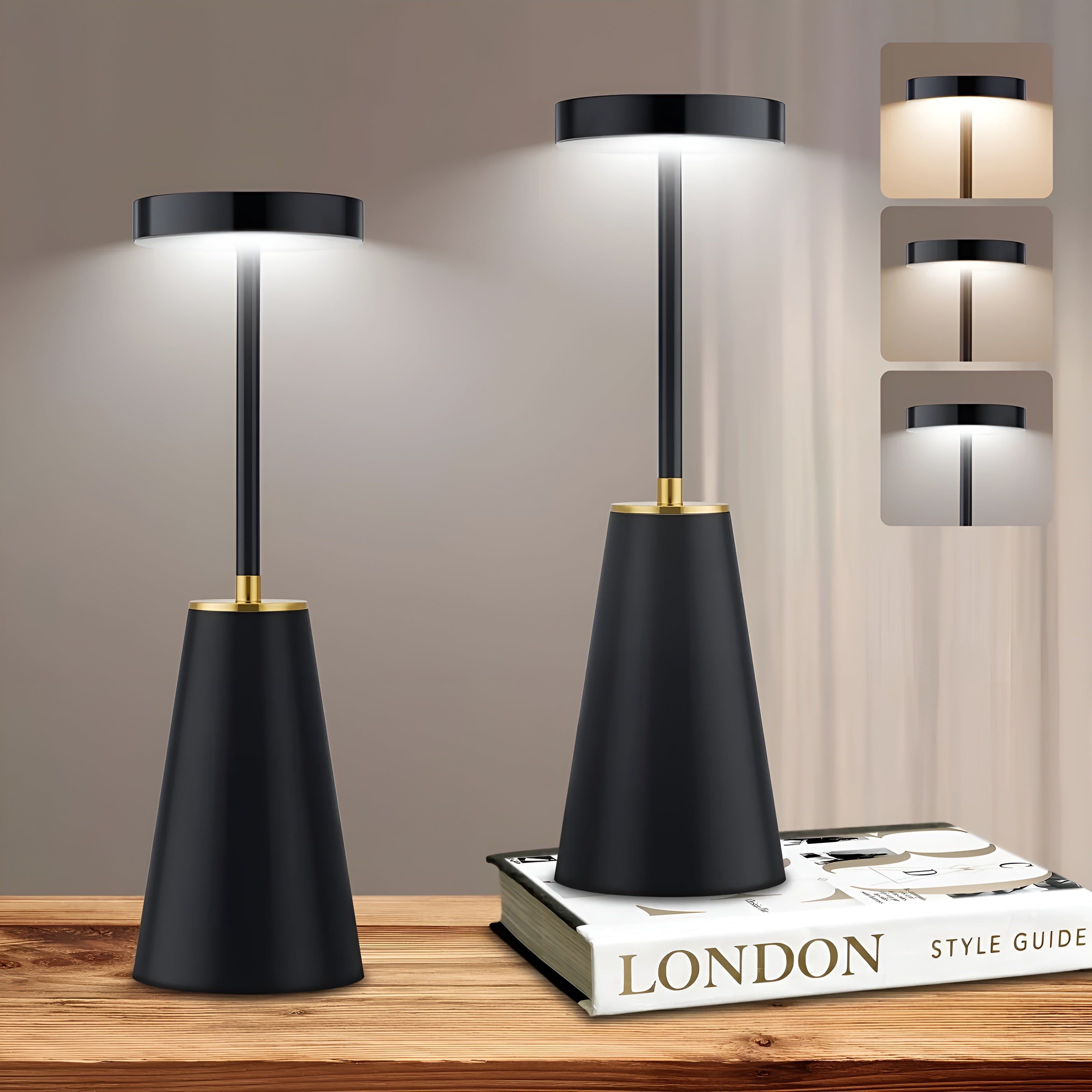 Sleek Lamp - Kabellose Tischlampe für modernes Ambiente
