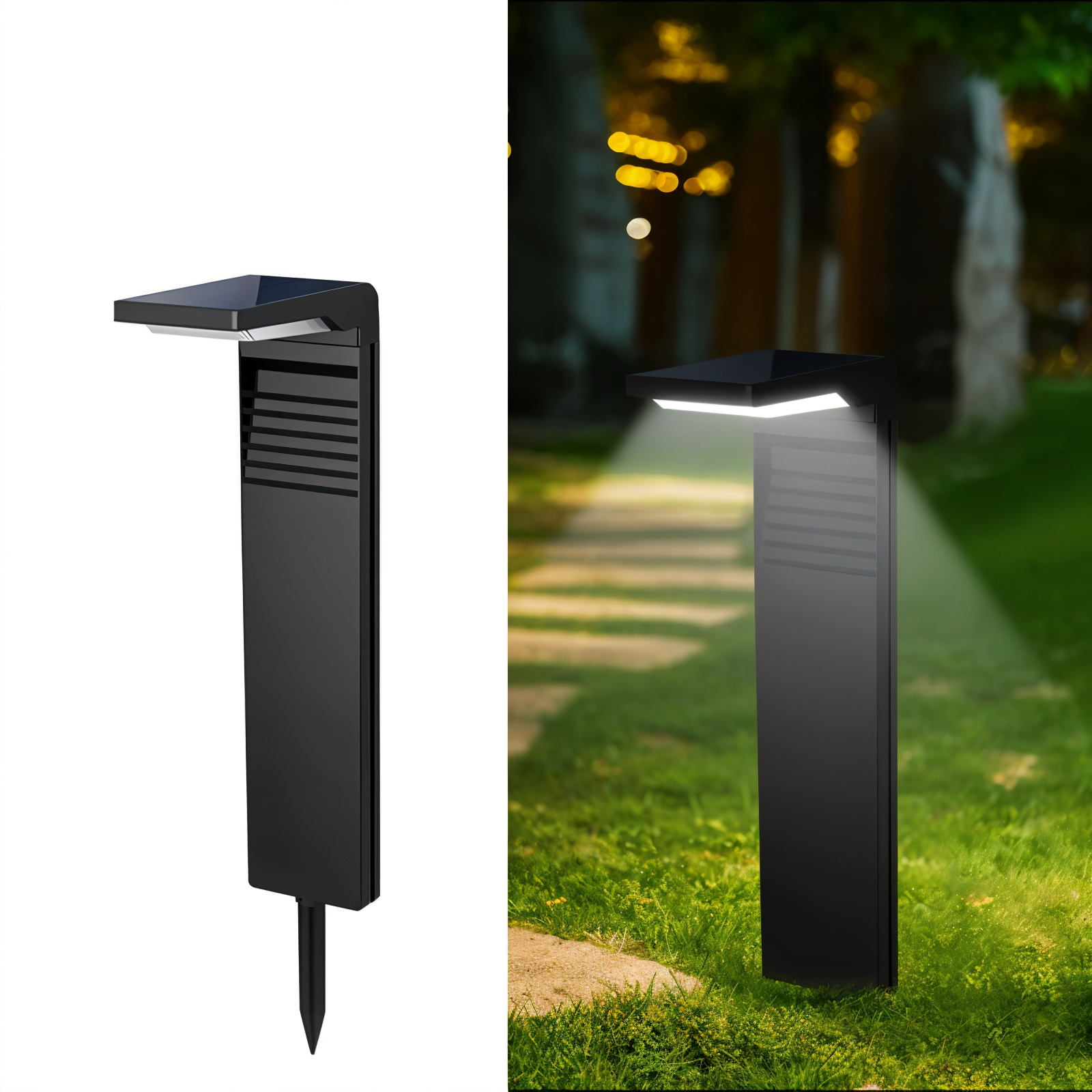 SolShine - Solar-L-förmige Gartenleuchten mit IP65 Wasserdichtigkeit