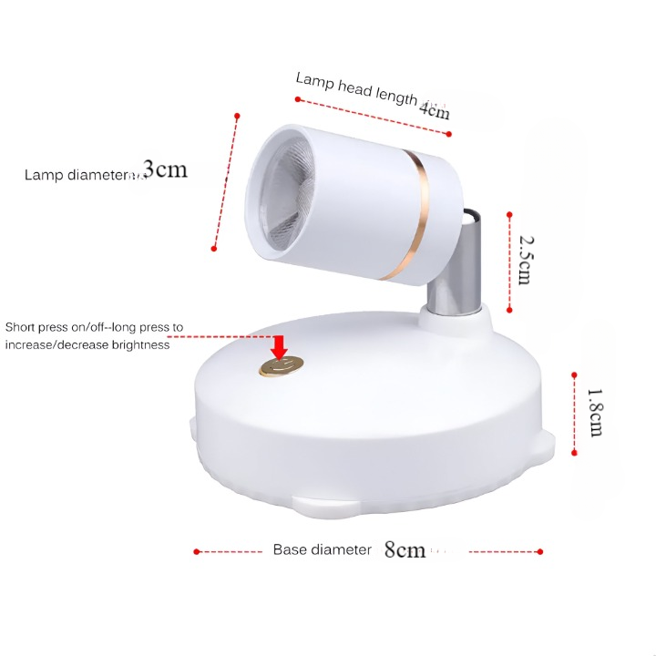 SpotMaster - dimmbare LED-Strahler- Kabellose Akzentbeleuchtung