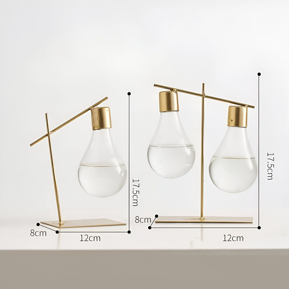 Stilvolle Vermehrungsvase für Zuhause und Büro | Elegantes Design für das Wachstum von Einzel- und Doppelpflanzen