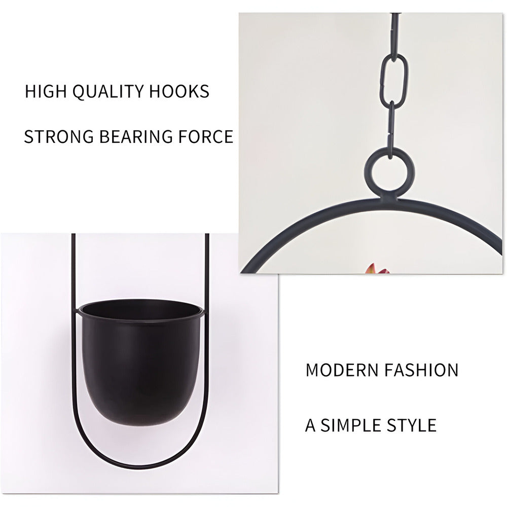 Stilvoller Minimalistischer Hängeblumentopf für moderne Wohnkultur