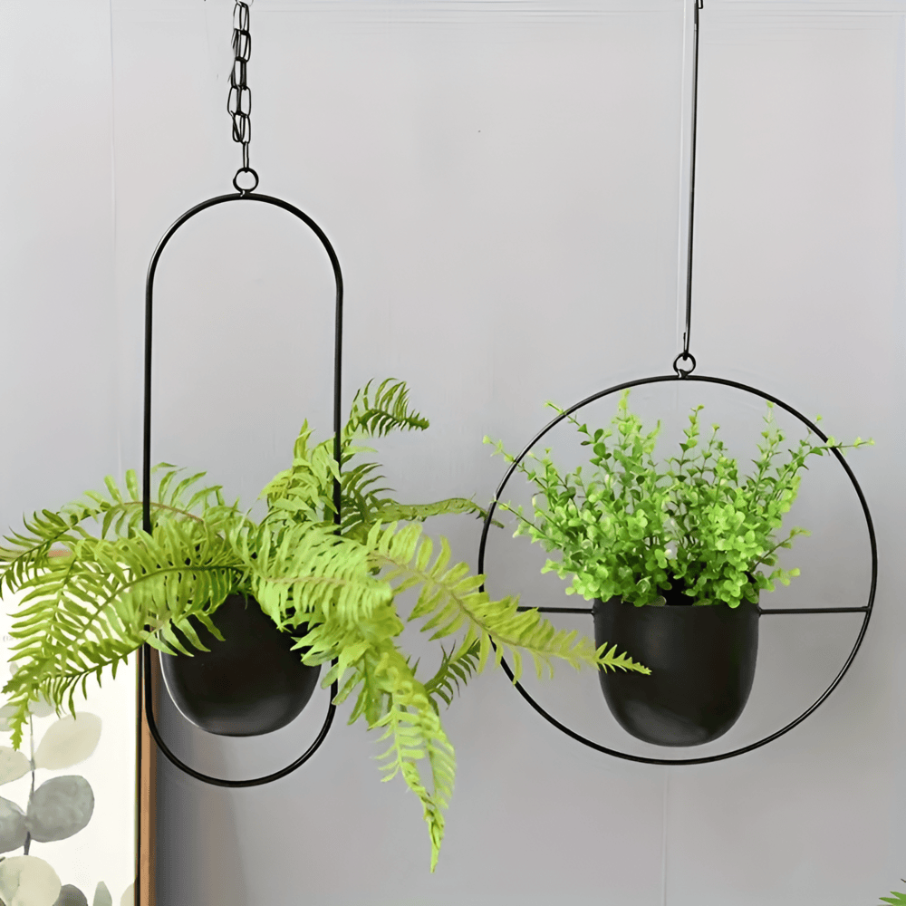Stilvoller Minimalistischer Hängeblumentopf für moderne Wohnkultur
