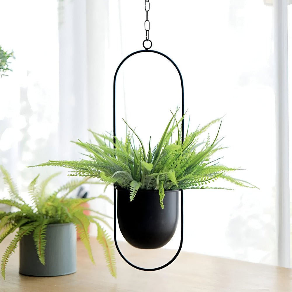 Stilvoller Minimalistischer Hängeblumentopf für moderne Wohnkultur
