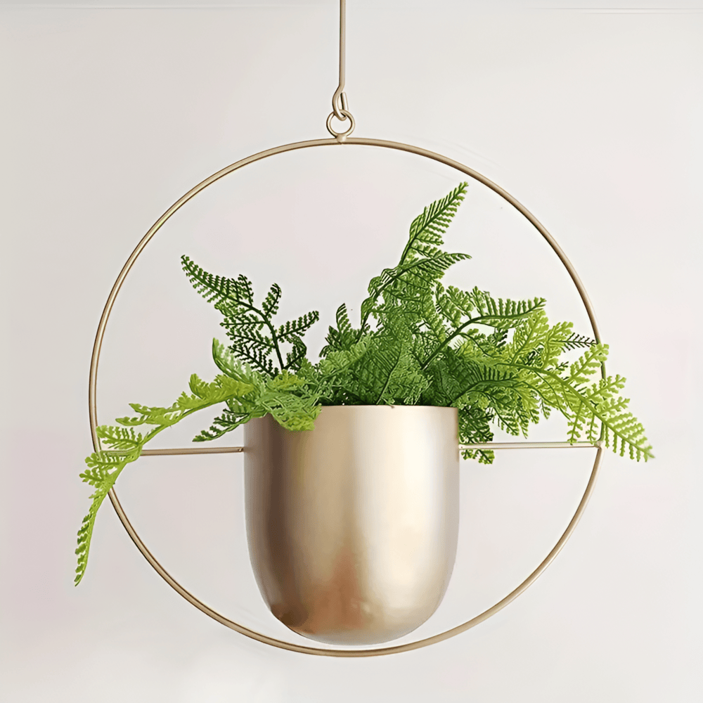 Stilvoller Minimalistischer Hängeblumentopf für moderne Wohnkultur