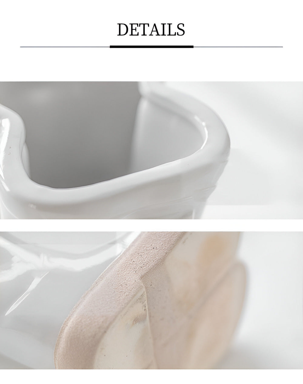Stylische Keramikvase mit einzigartigem Stiefeldesign – dekorative Blumenvase für modernes Wohnambiente