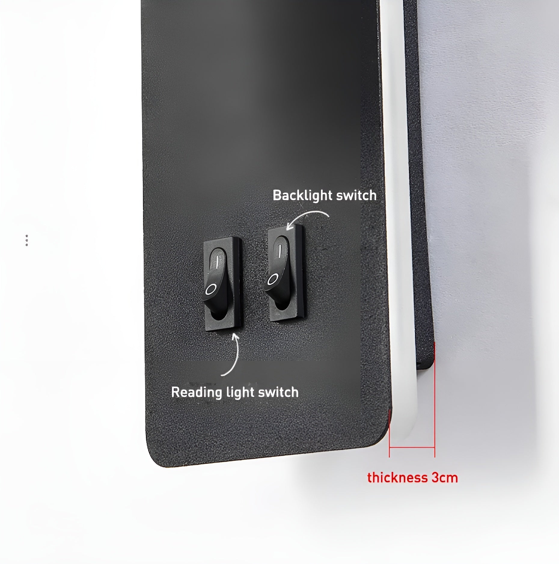 Minimalistische Zylinder-Wandleuchte - Drehbare Wandleuchte aus Eisen