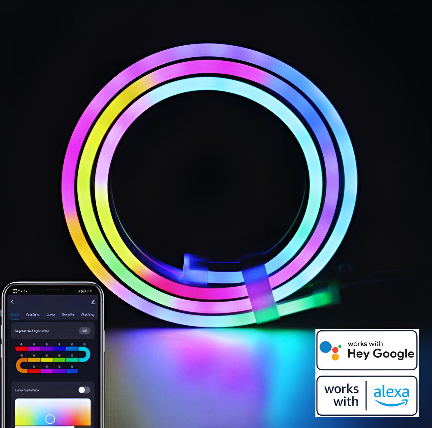 SyncGroove LED - Dreamcolor Smart Strip Lights mit App-Steuerung