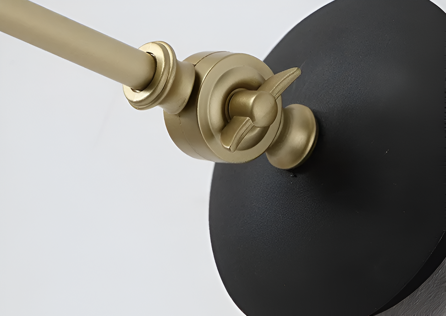 Swing Wandleuchte - Schwarz Weiß Retro Wandleuchte - Verstellbare Langarm Wandleuchte Design - Wandleuchten LED