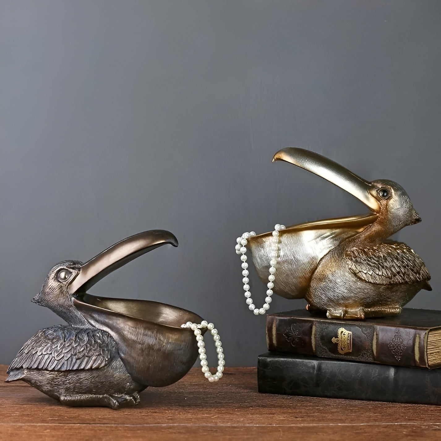 ToucanTrove- Großes Maul Vogel Harz Lagerung Skulptur