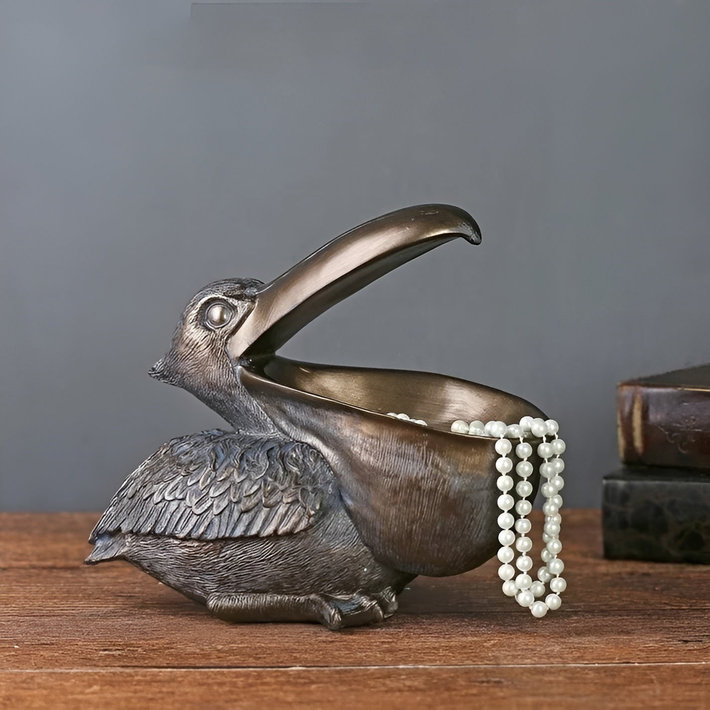 ToucanTrove- Großes Maul Vogel Harz Lagerung Skulptur