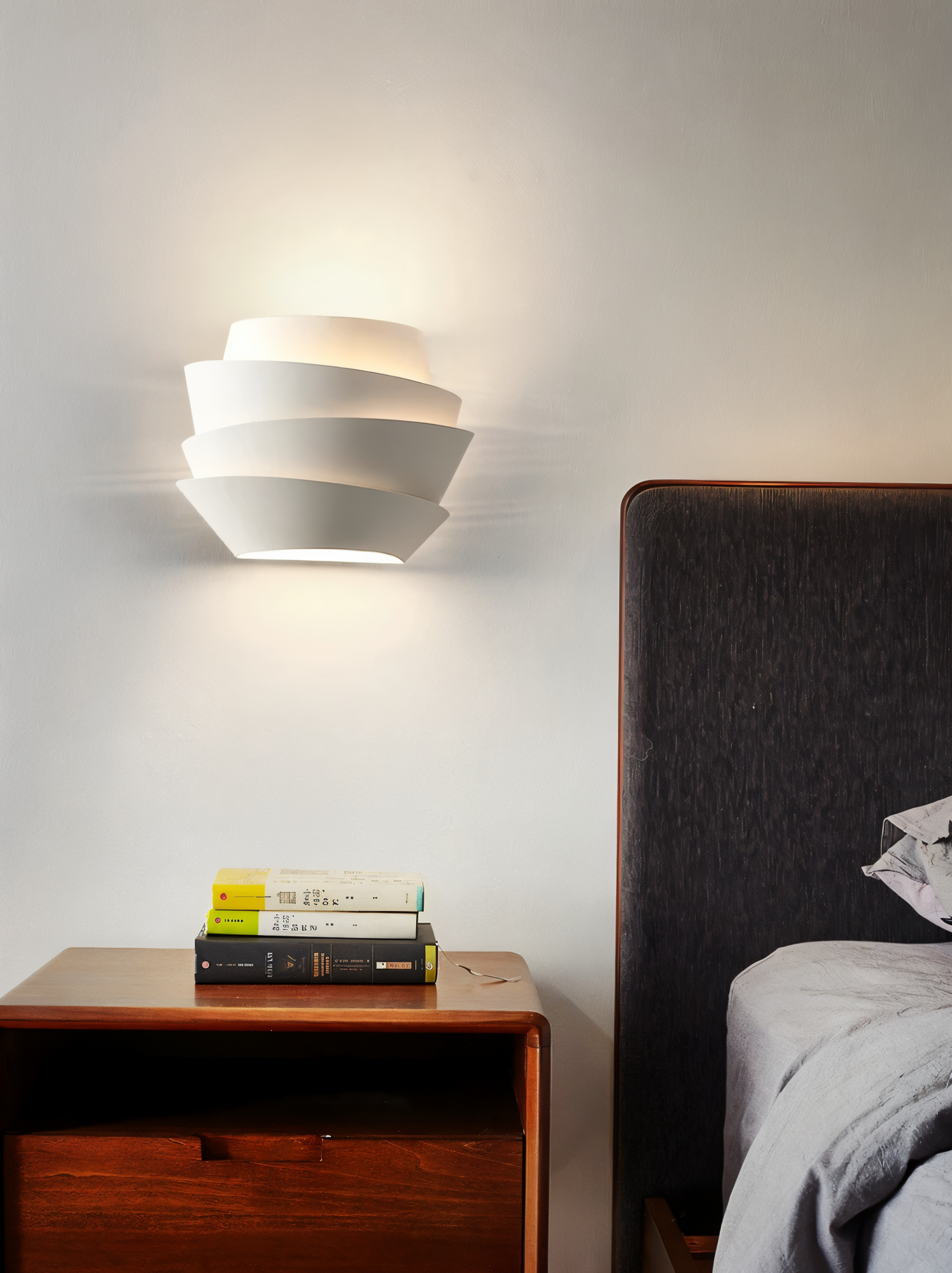 UniqGleam Wandleuchte - Geometrische Wandlampe aus Metall - Dekorative Wandleuchten LED Indoor