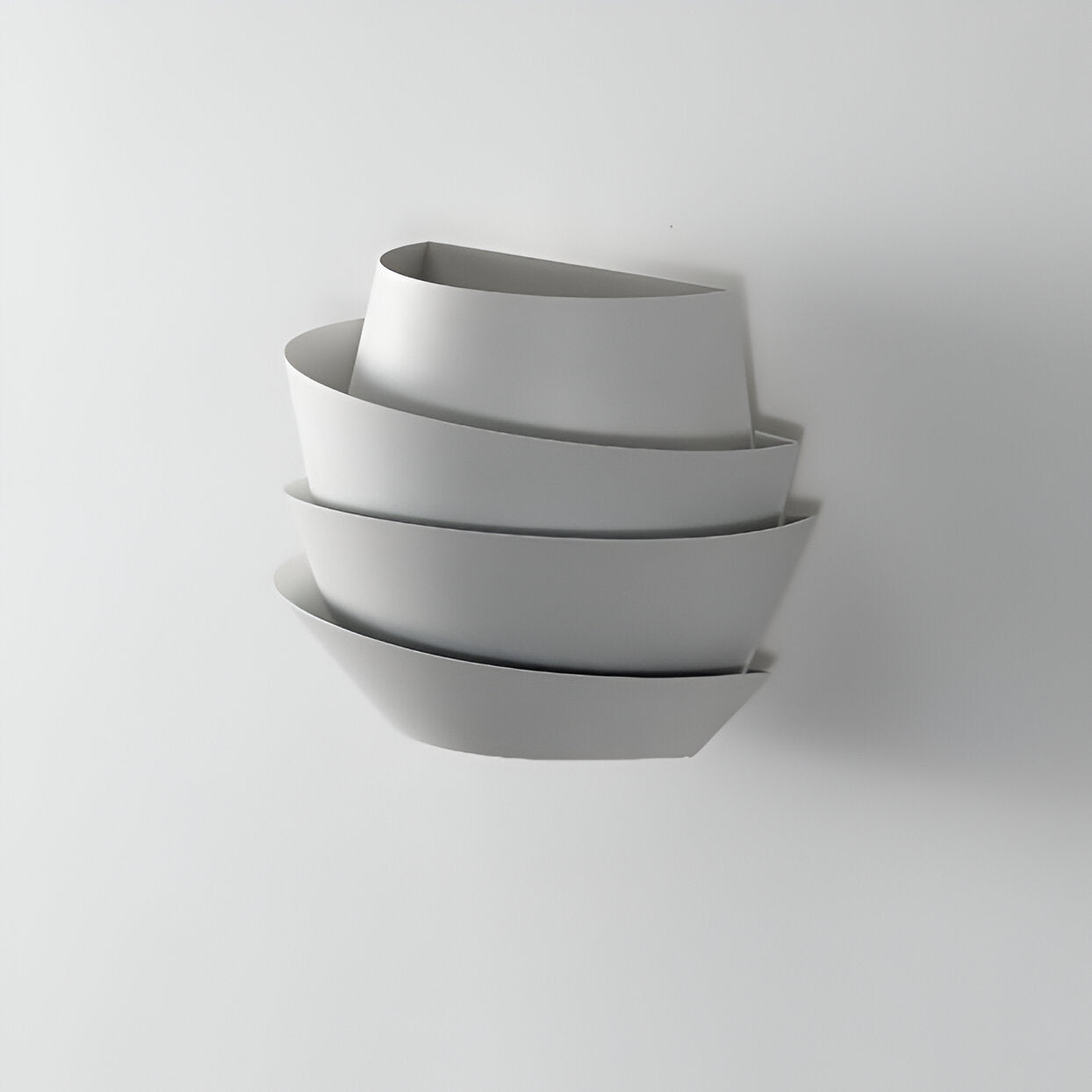 UniqGleam Wandleuchte - Geometrische Wandlampe aus Metall - Dekorative Wandleuchten LED Indoor