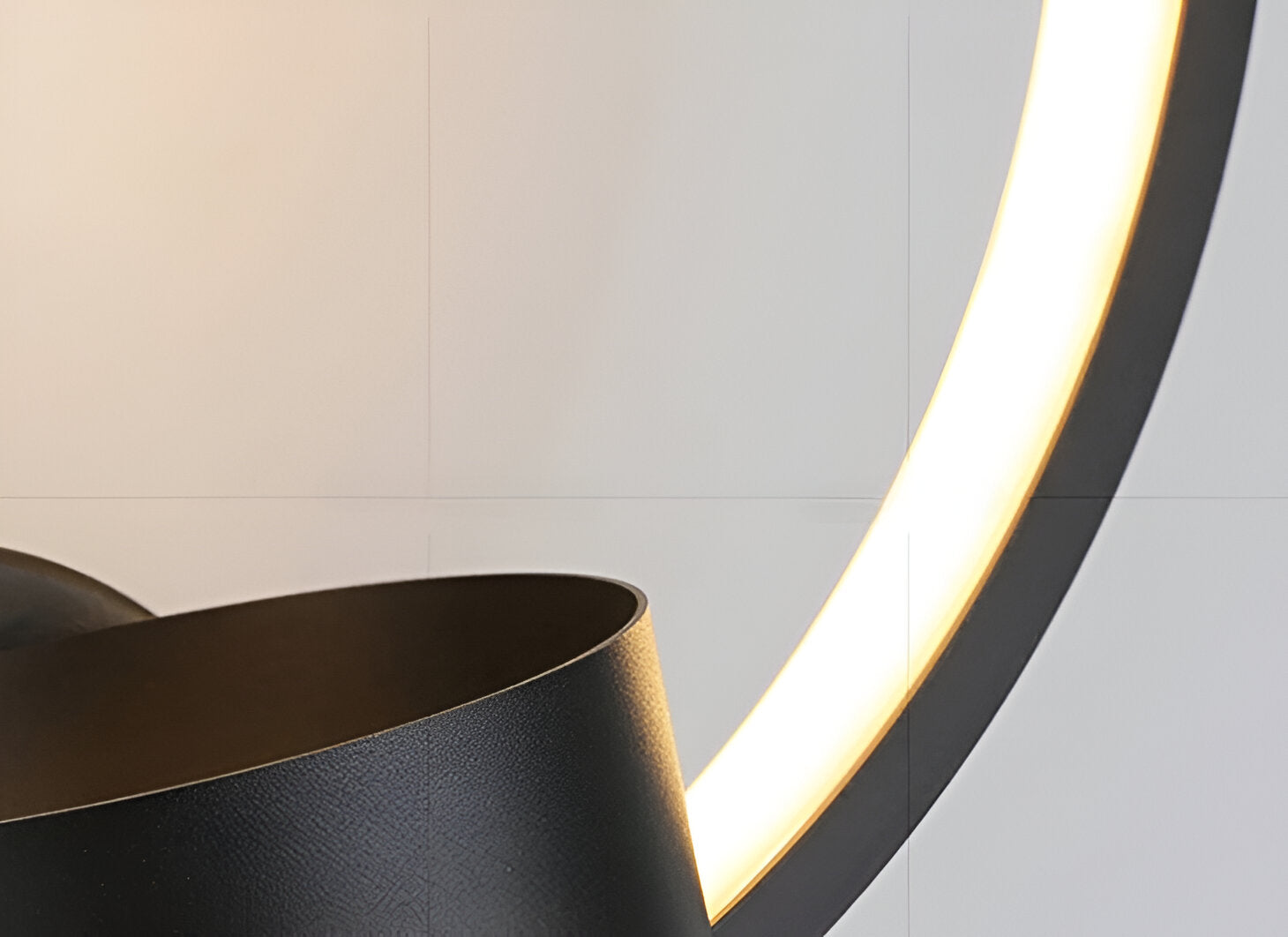 VerdantLume Wandleuchte - Minimalistische Wandleuchte mit Integrierter Pflanzenhalterung - Moderne Wandleuchten Geführt