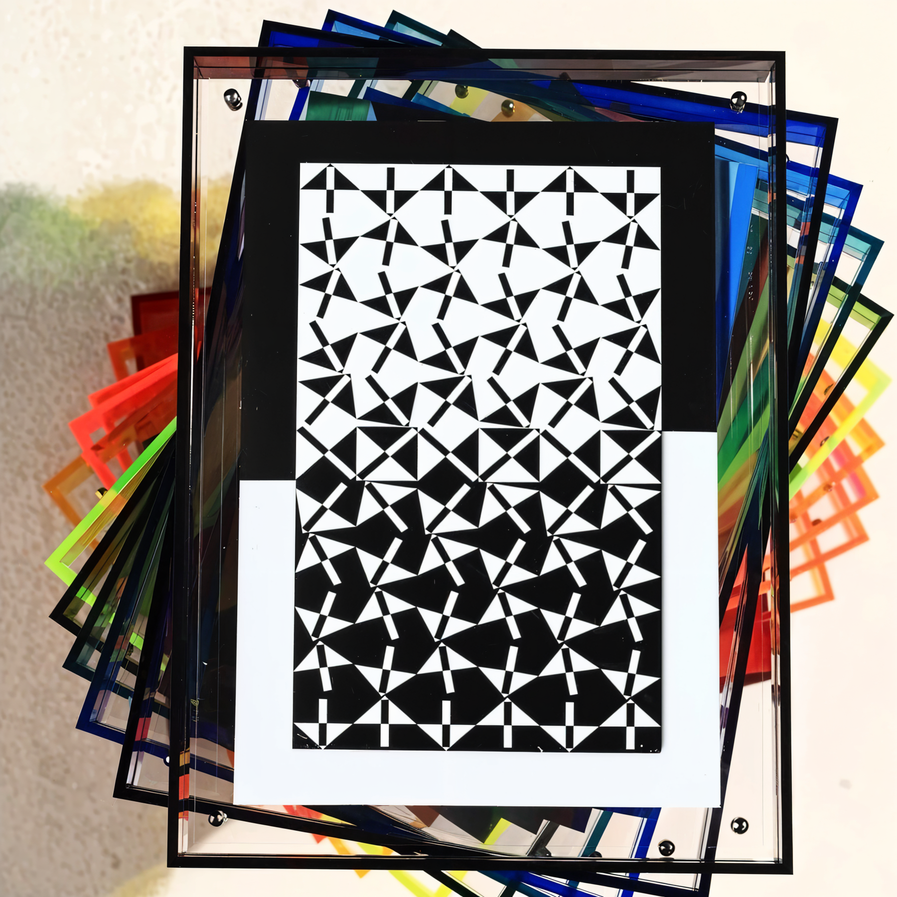 VividAcryl – Neon-Acryl-Fotorahmen im Stil der 80er Jahre