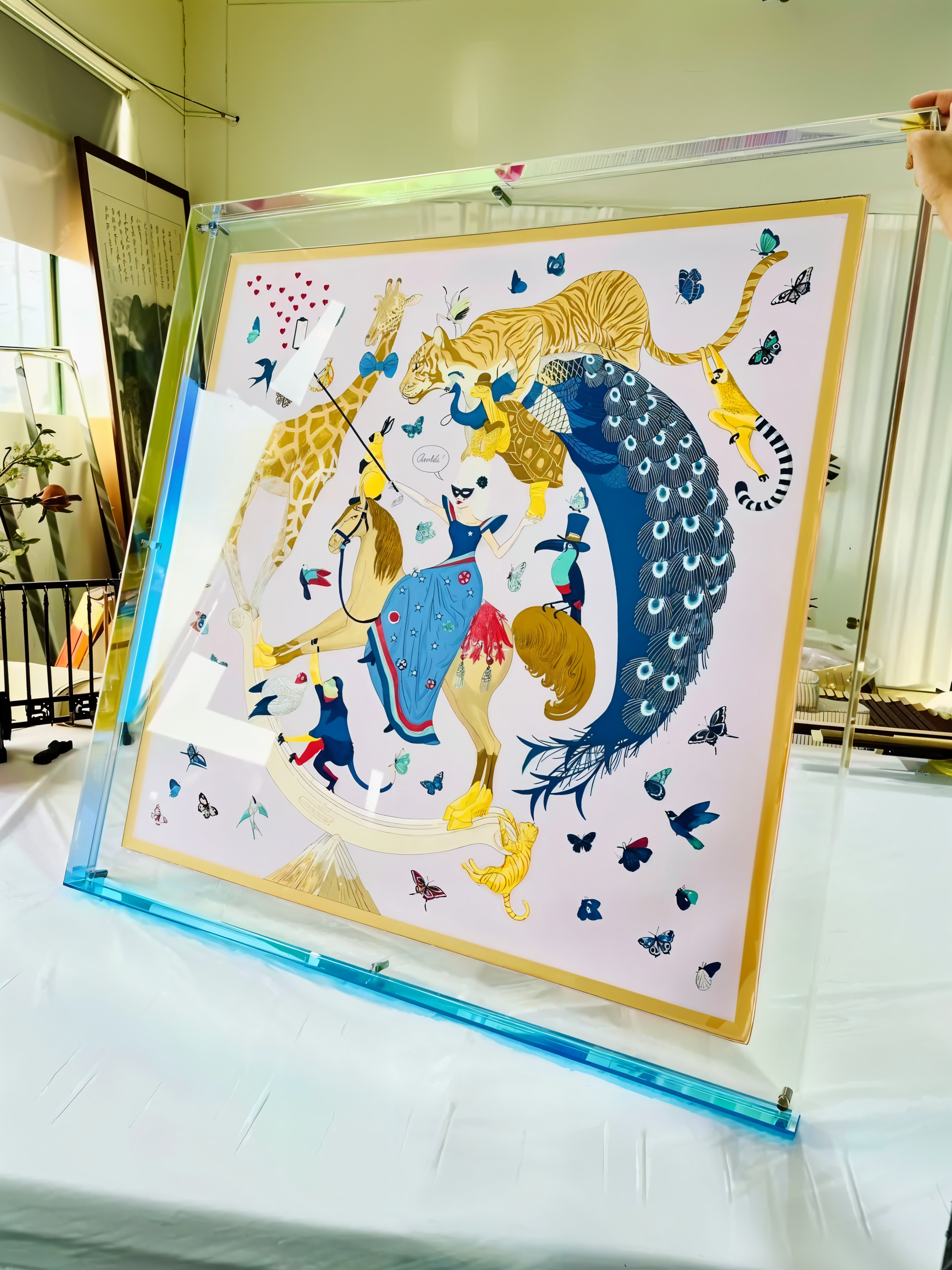 VividAcryl – Neon-Acryl-Fotorahmen im Stil der 80er Jahre