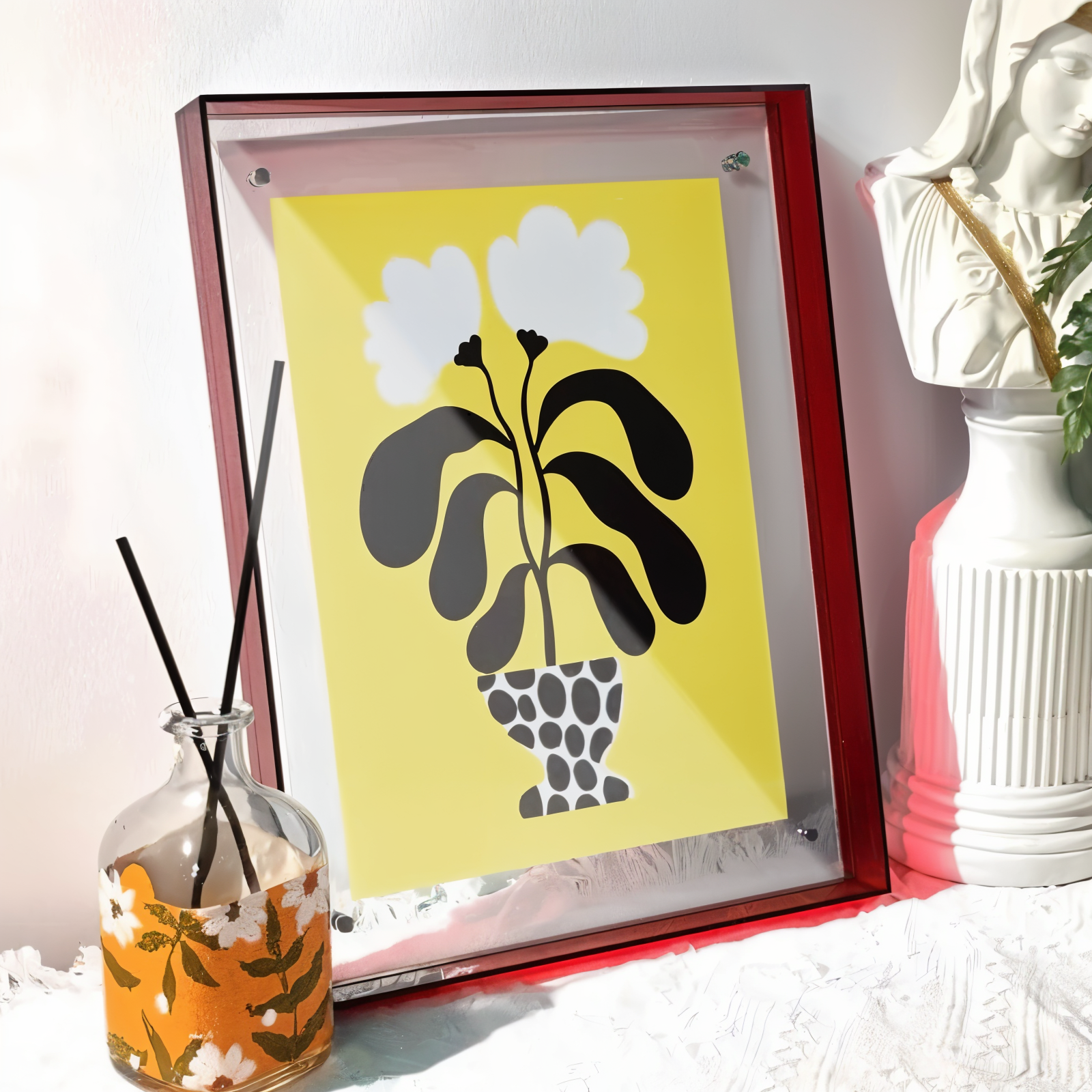 VividAcryl – Neon-Acryl-Fotorahmen im Stil der 80er Jahre